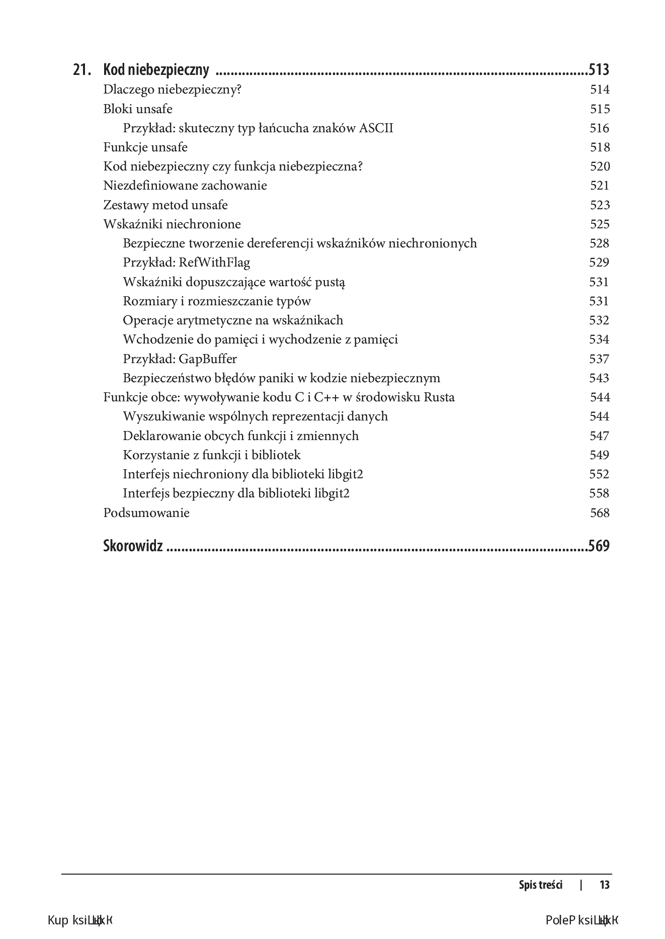 Fragment „Programowanie w języku Rust. Wydajność i bezpieczeństwo” — strona 13 z 28