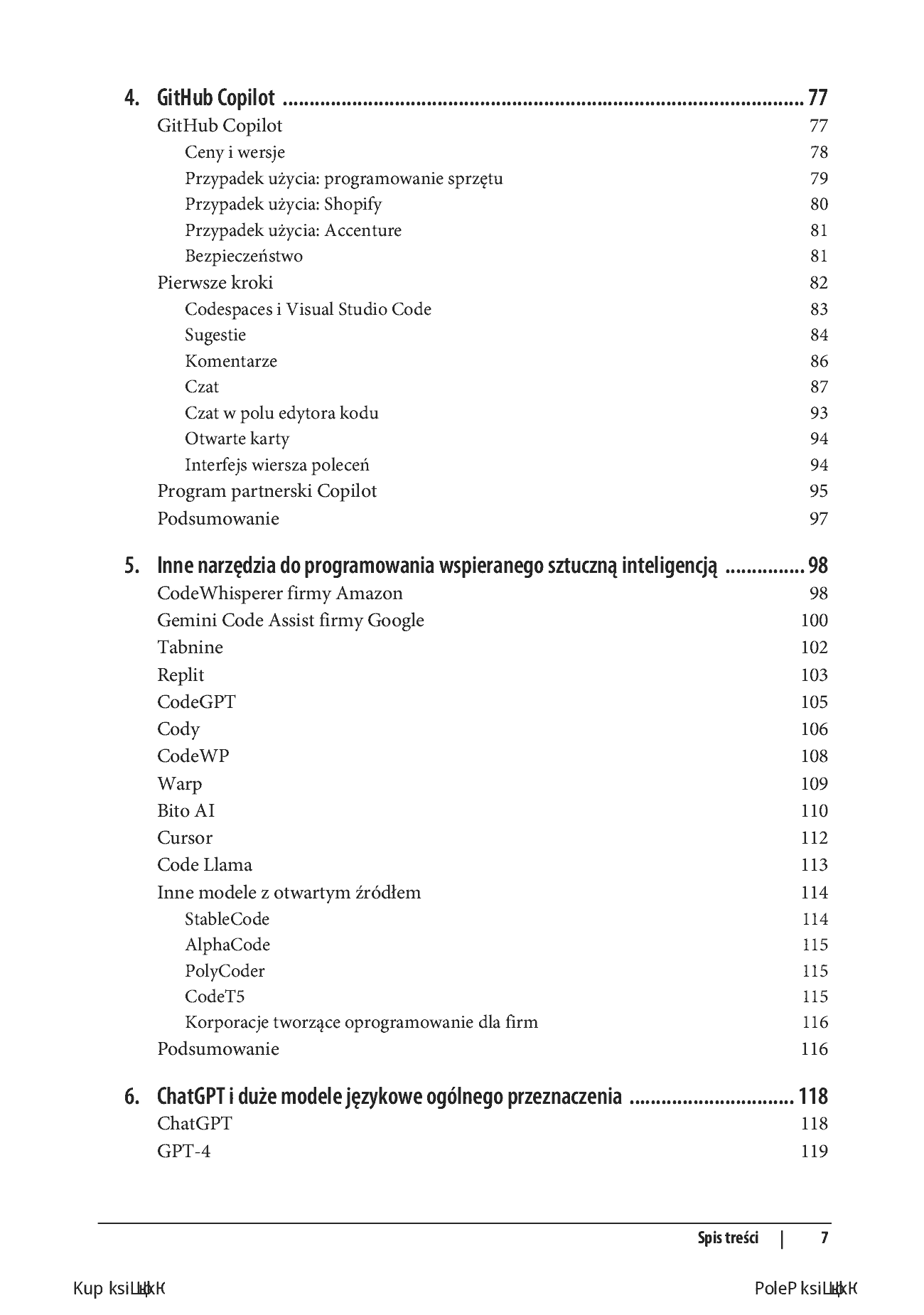 Fragment „Programowanie wspomagane sztuczną inteligencją. Lepsze planowanie, kodowanie, testowanie i wdrażanie” — strona 5 z 28