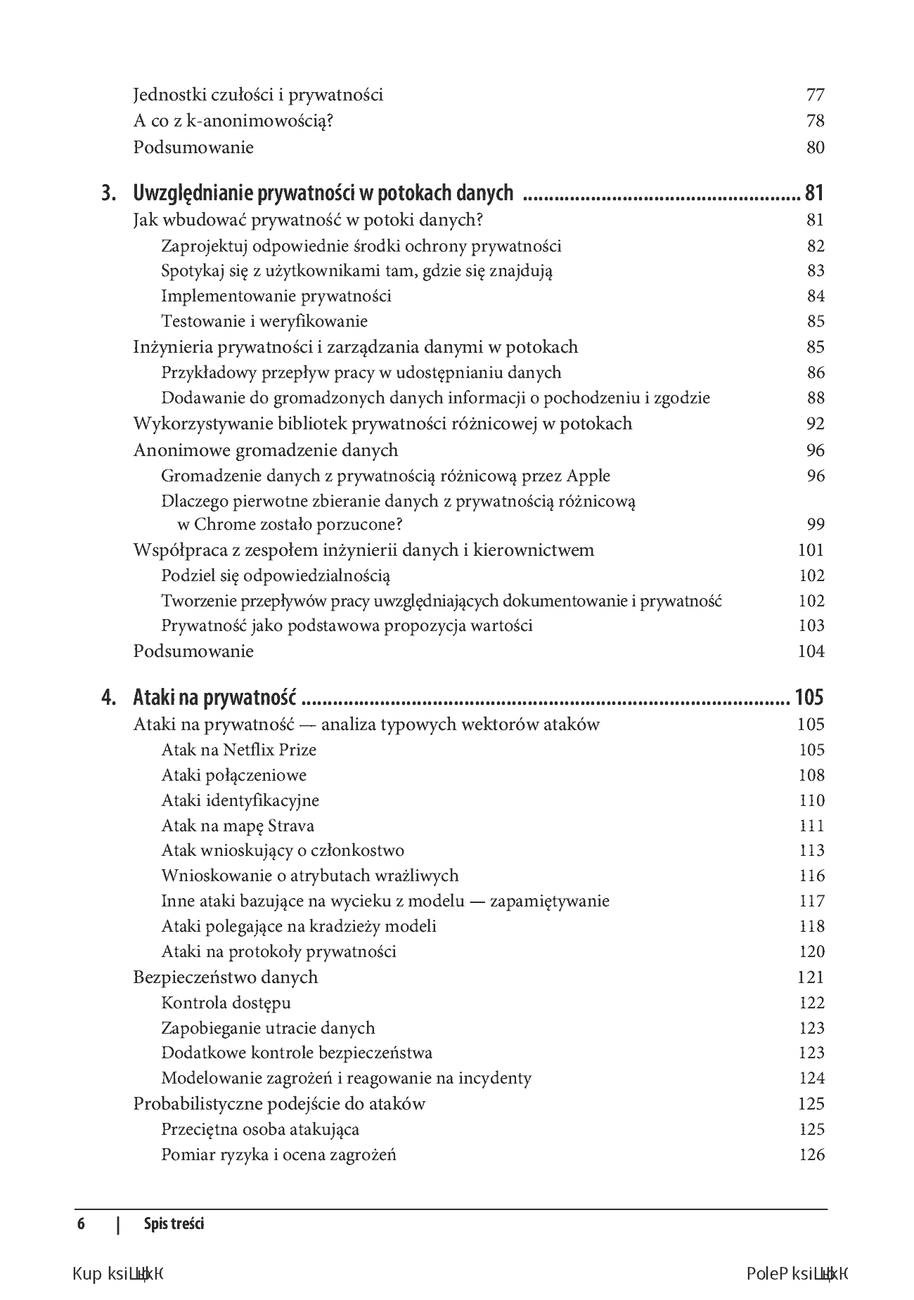 Fragment „Prywatność danych w praktyce. Skuteczna ochrona prywatności i bezpieczeństwa danych” — strona 4 z 30