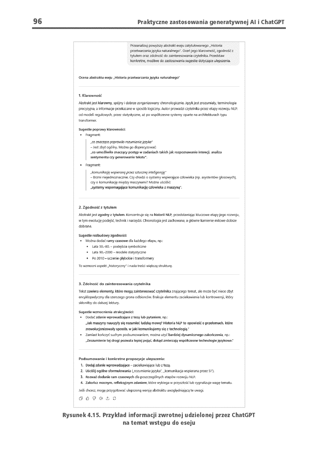 Fragment „Praktyczne zastosowania generatywnej AI i ChatGPT. Wykorzystaj potencjał inżynierii promptów z technologiami OpenAI dla zwiększenia produktywności i kreatywności. Wydanie II” — strona 22 z 30