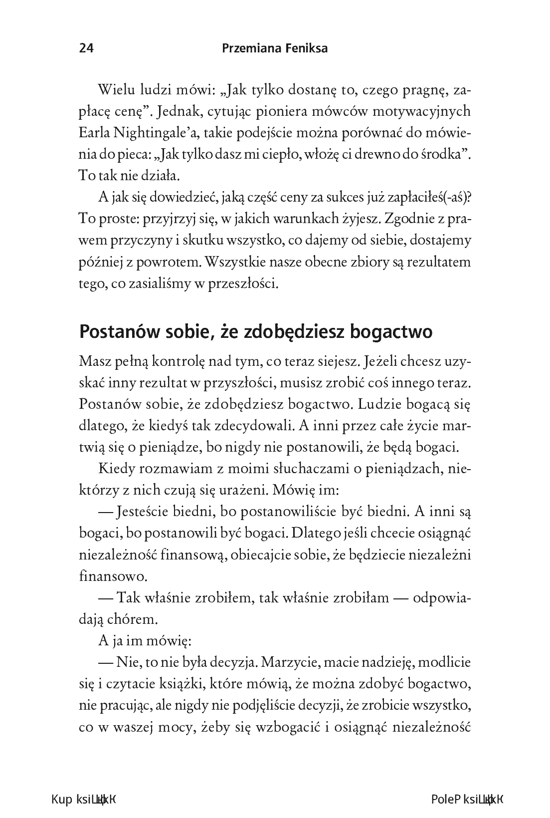 Fragment „Przemiana Feniksa. 12 cech ludzi sukcesu, które pomogą Ci się odrodzić i ruszyć do przodu w pracy i życiu prywatnym” — strona 16 z 26
