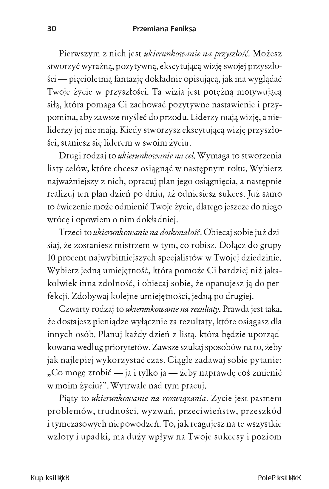 Fragment „Przemiana Feniksa. 12 cech ludzi sukcesu, które pomogą Ci się odrodzić i ruszyć do przodu w pracy i życiu prywatnym” — strona 22 z 26