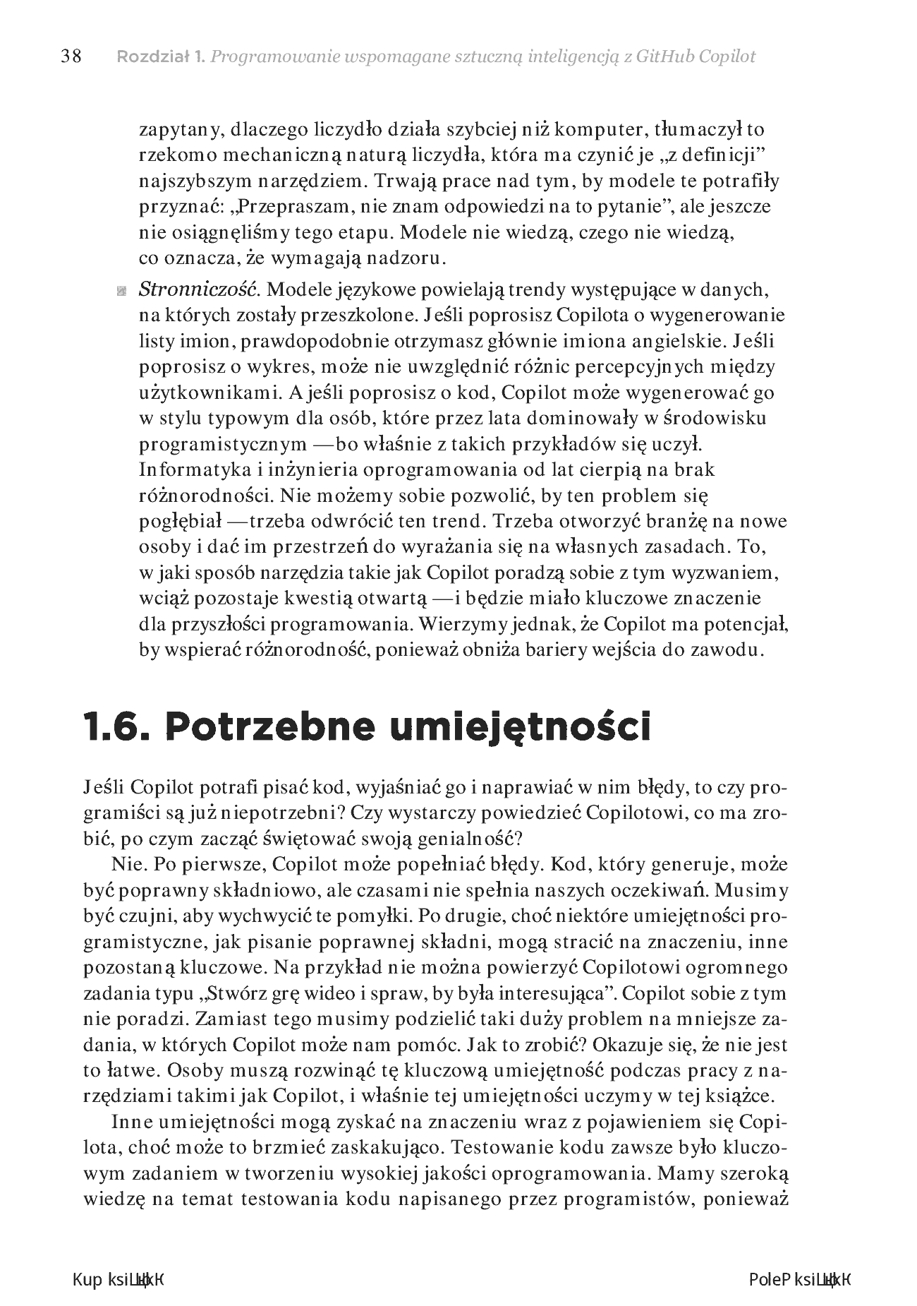 Fragment „Programuj ze sztuczną inteligencją. Twórz kod w Pythonie z wykorzystaniem GitHub Copilot i ChatGPT. Wydanie II” — strona 20 z 26