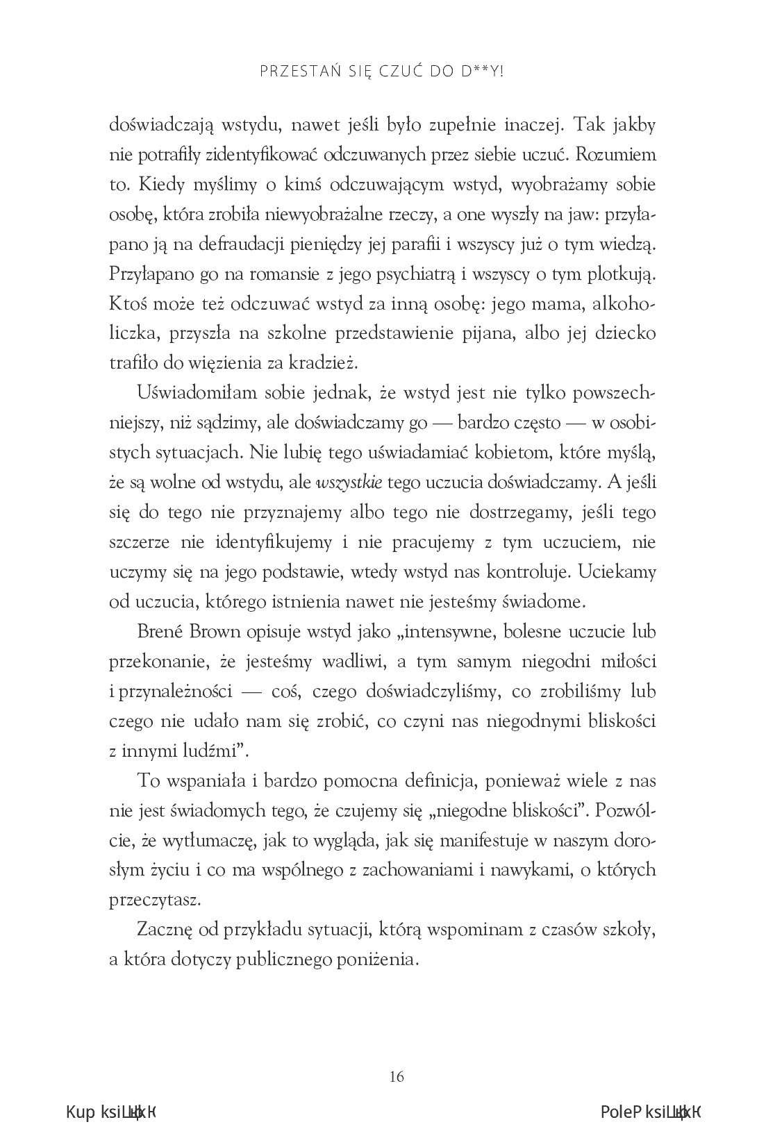 Fragment „Przestań się czuć do d**y! Zmień nawyki, które blokują Twoje szczęście” — strona 14 z 22