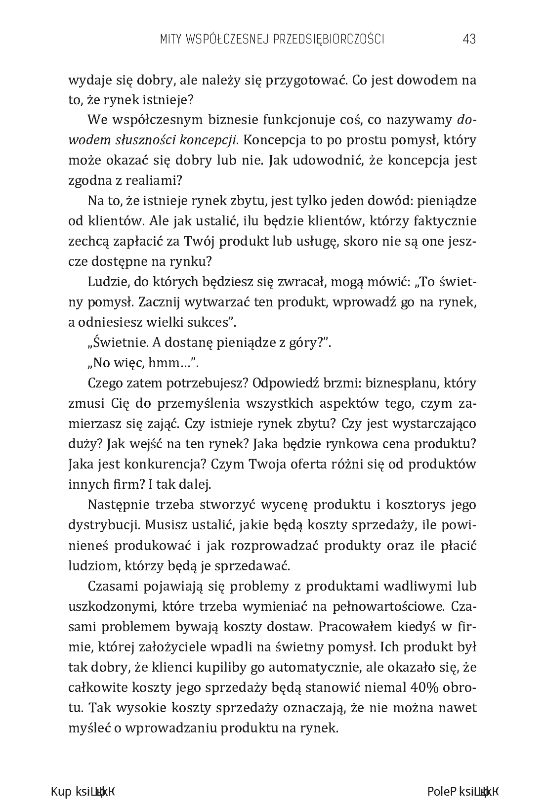 Fragment „Przedsiębiorczość. Jak założyć i rozwijać własną firmę” — strona 7 z 30