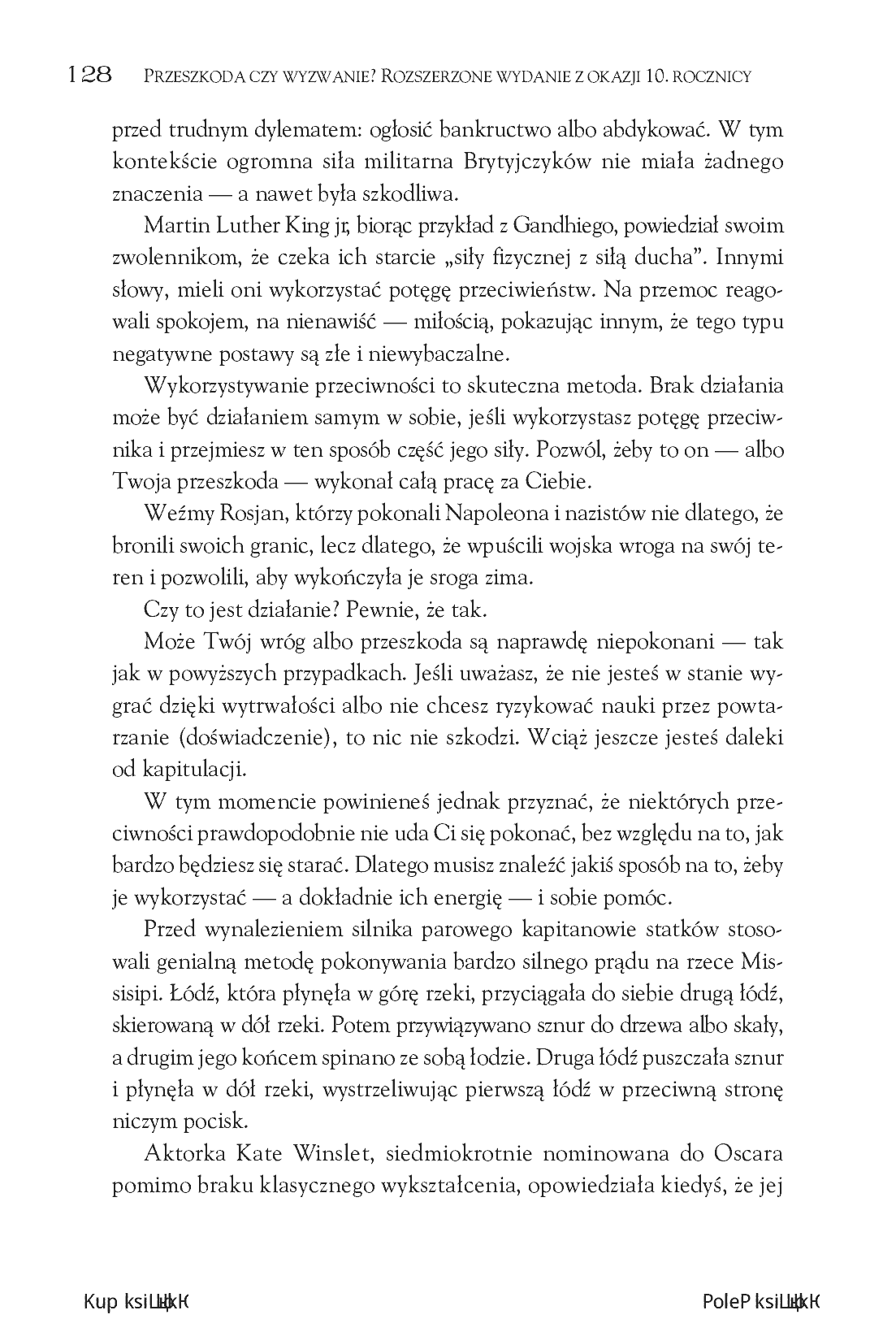 Fragment „Przeszkoda czy wyzwanie? Stoicka sztuka przekuwania problemów w sukcesy. Rozszerzone wydanie z okazji 10. rocznicy” — strona 6 z 12