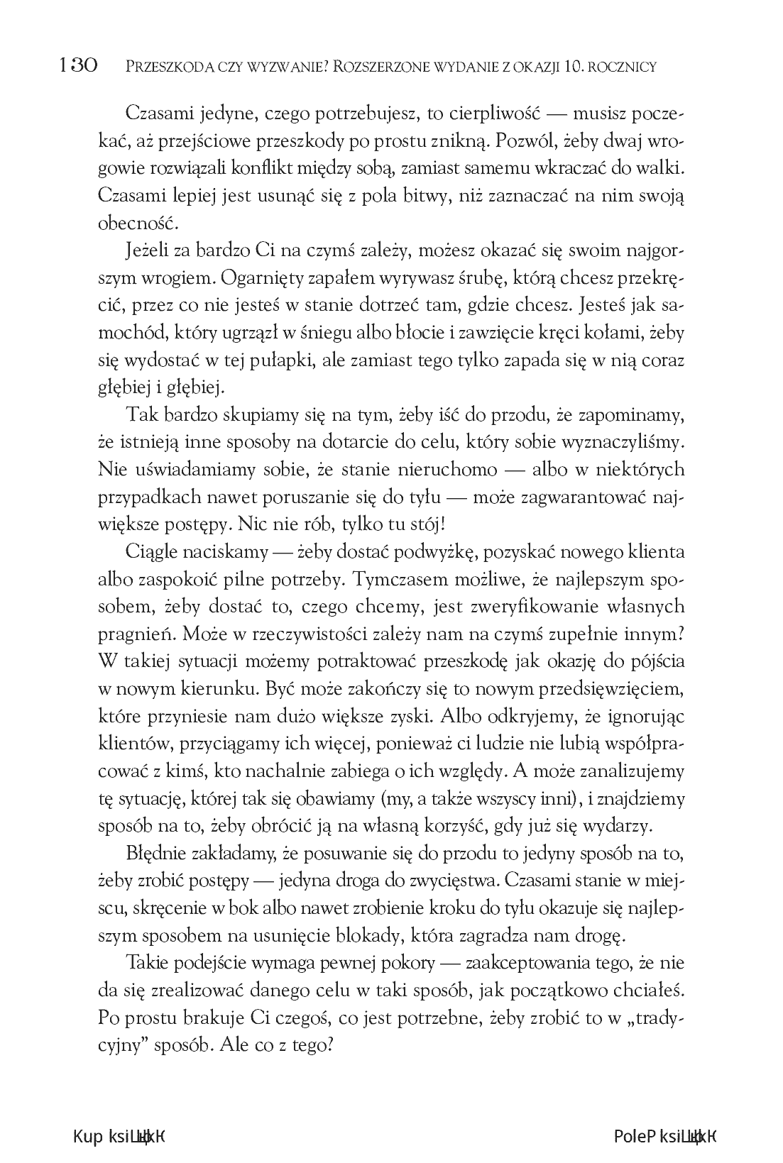 Fragment „Przeszkoda czy wyzwanie? Stoicka sztuka przekuwania problemów w sukcesy. Rozszerzone wydanie z okazji 10. rocznicy” — strona 8 z 12