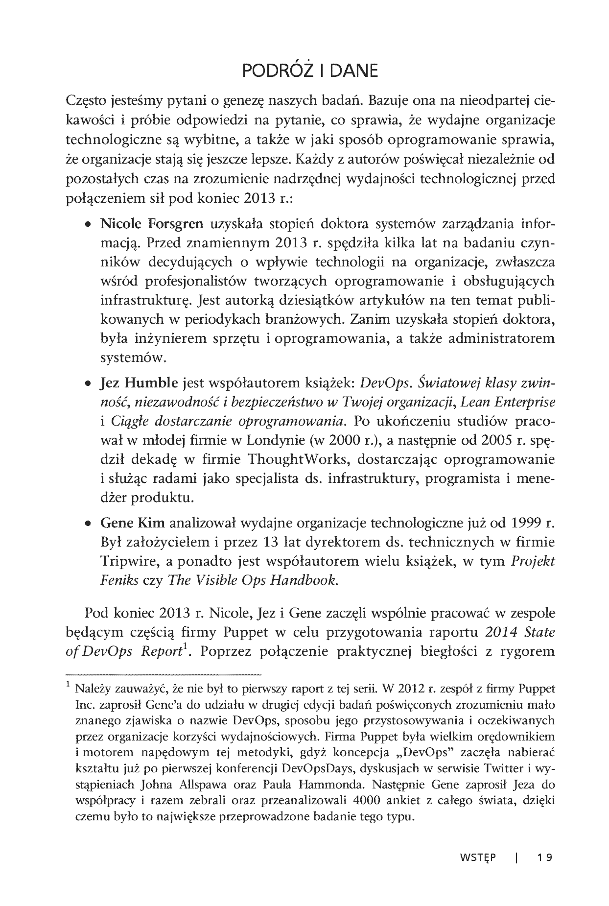 Fragment „Przyspieszenie. Lean i DevOps w rozwoju firm technologicznych” — strona 7 z 20