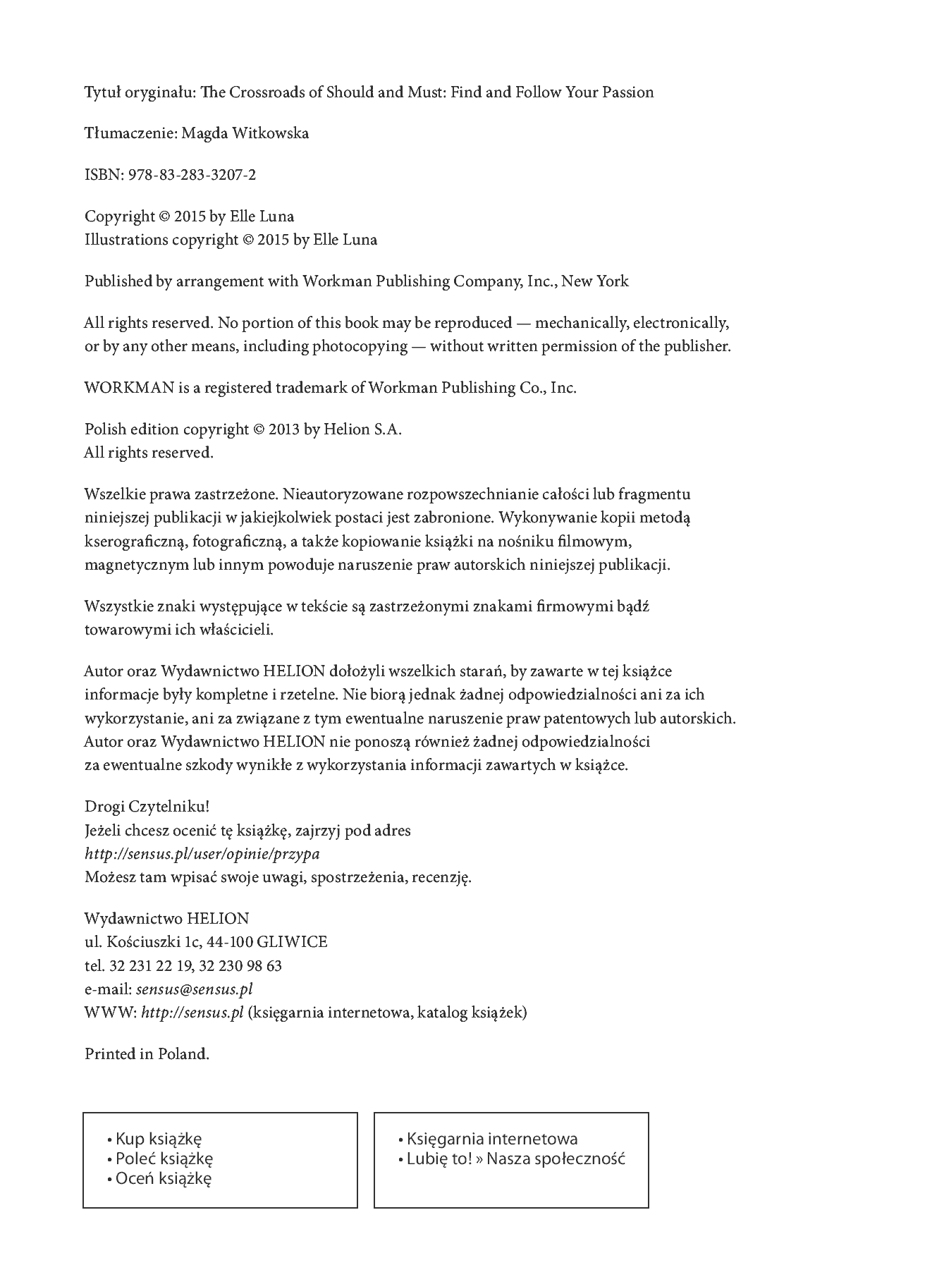 Fragment „Powinność czy pasja. Znajdź swoje powołanie i podążaj za nim!” — strona 2 z 30