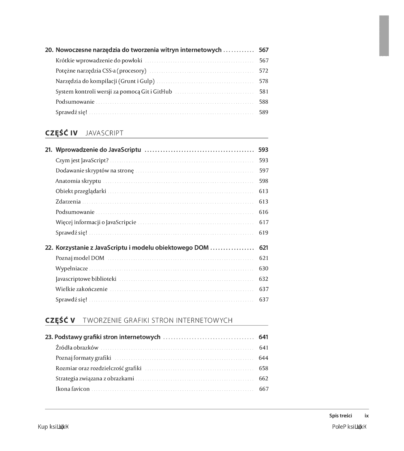 Fragment „Projektowanie stron internetowych. Przewodnik dla początkujących webmasterów po HTML5, CSS3 i grafice. Wydanie V” — strona 9 z 26