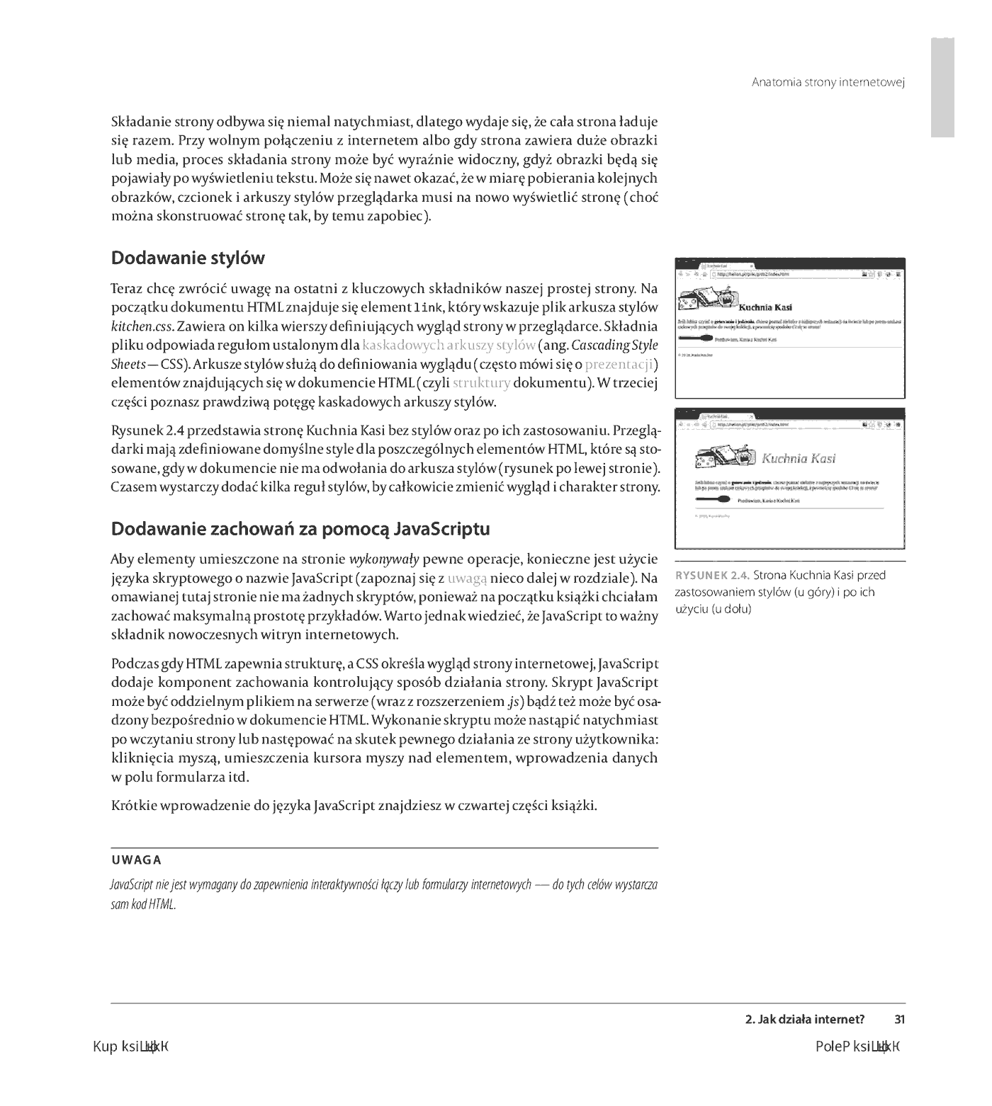 Fragment „Projektowanie stron internetowych. Przewodnik dla początkujących webmasterów po HTML5, CSS3 i grafice. Wydanie V” — strona 21 z 26