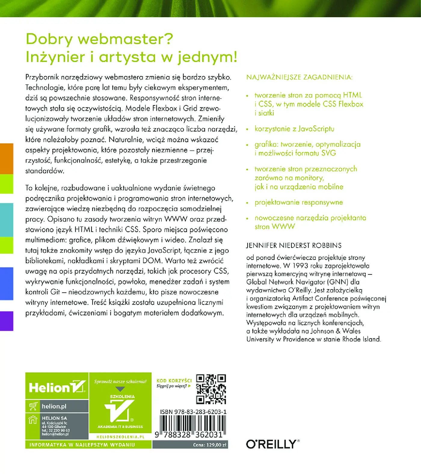 Fragment „Projektowanie stron internetowych. Przewodnik dla początkujących webmasterów po HTML5, CSS3 i grafice. Wydanie V” — strona 26 z 26