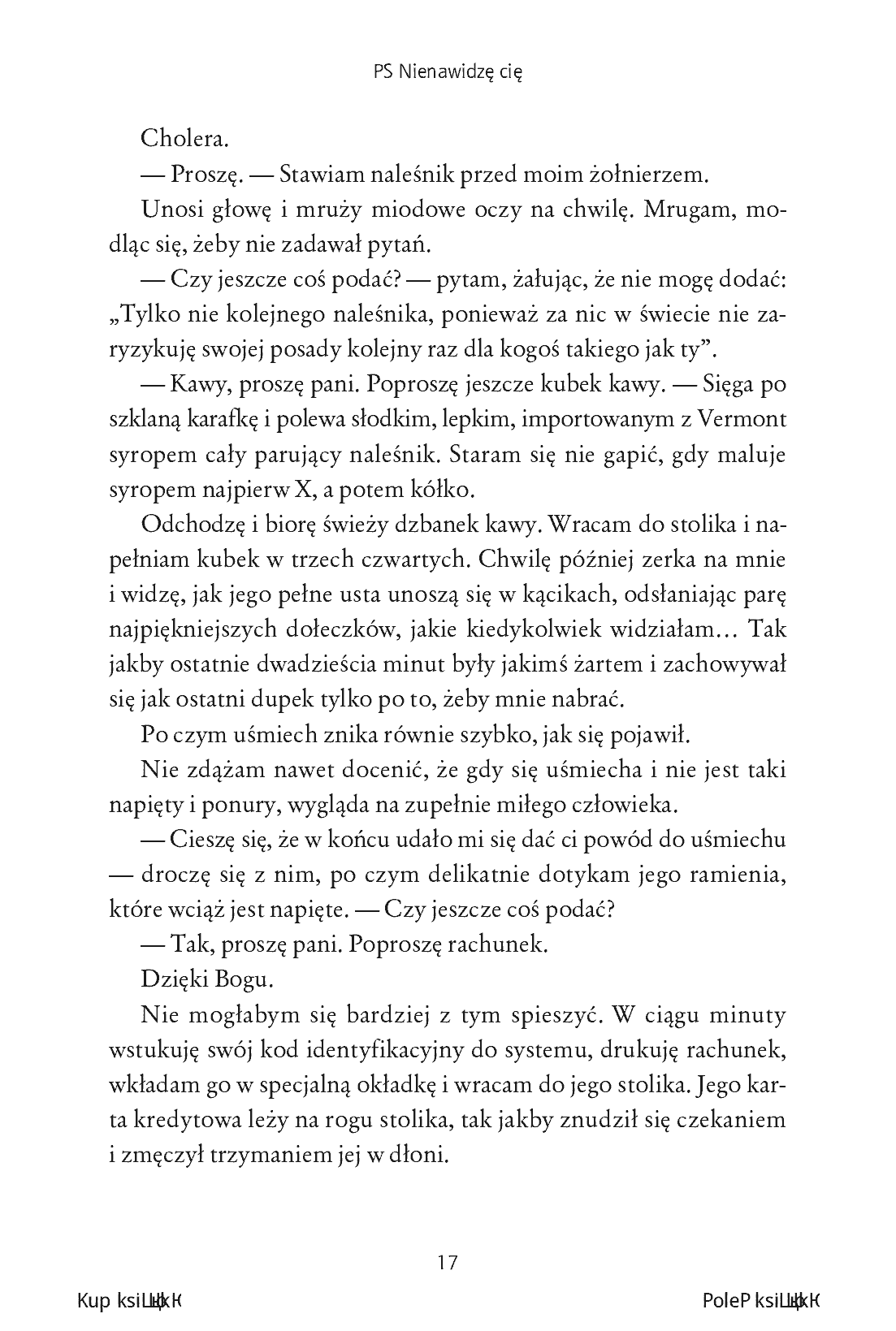 Fragment „PS Nienawidzę cię. Postscriptum #1” — strona 13 z 18