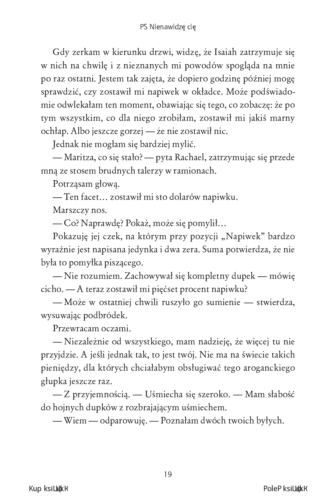 Fragment „PS Nienawidzę cię. Postscriptum #1” — strona 15 z 18