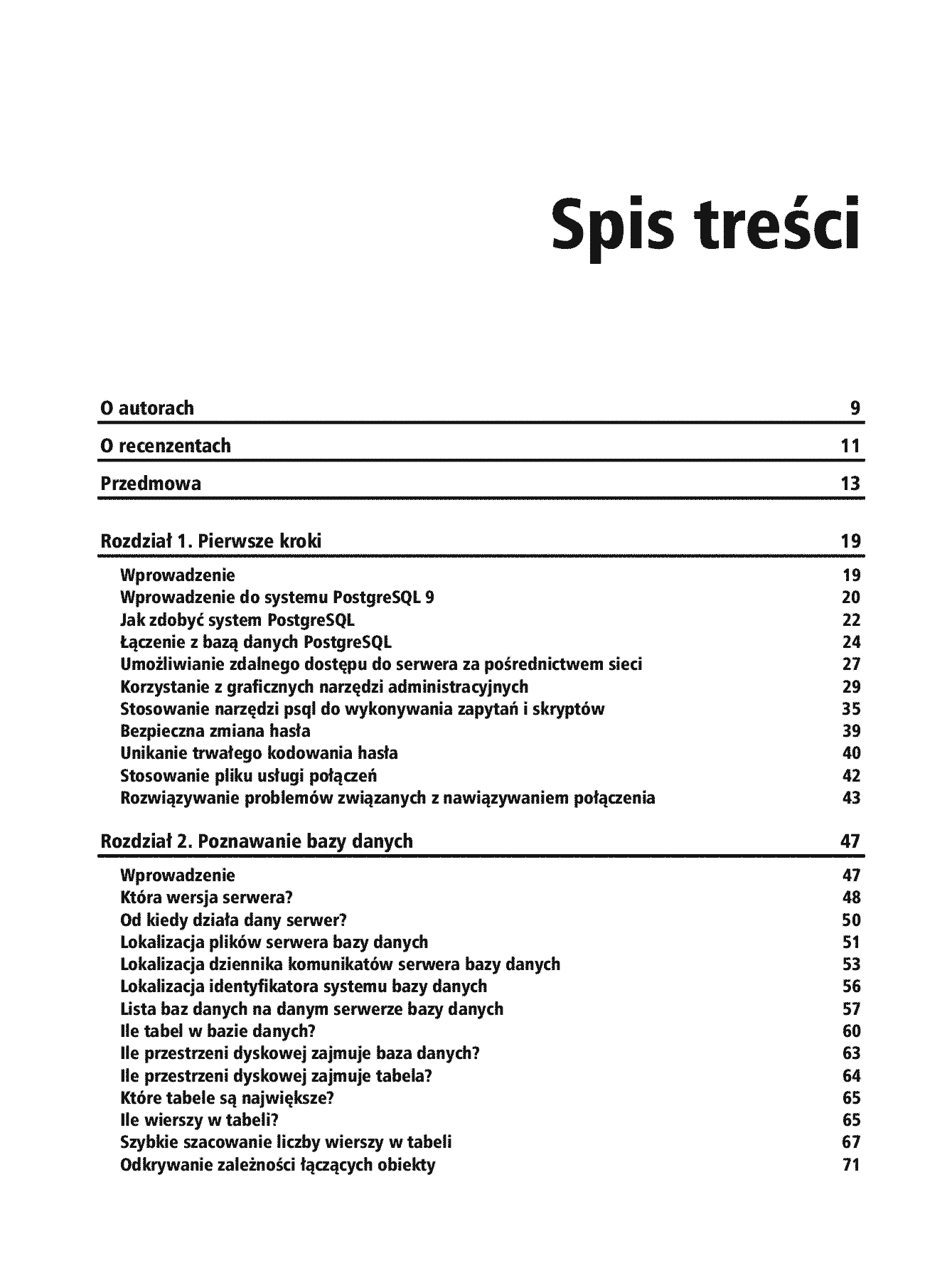 Fragment „PostgreSQL. Receptury dla administratora” — strona 3 z 30