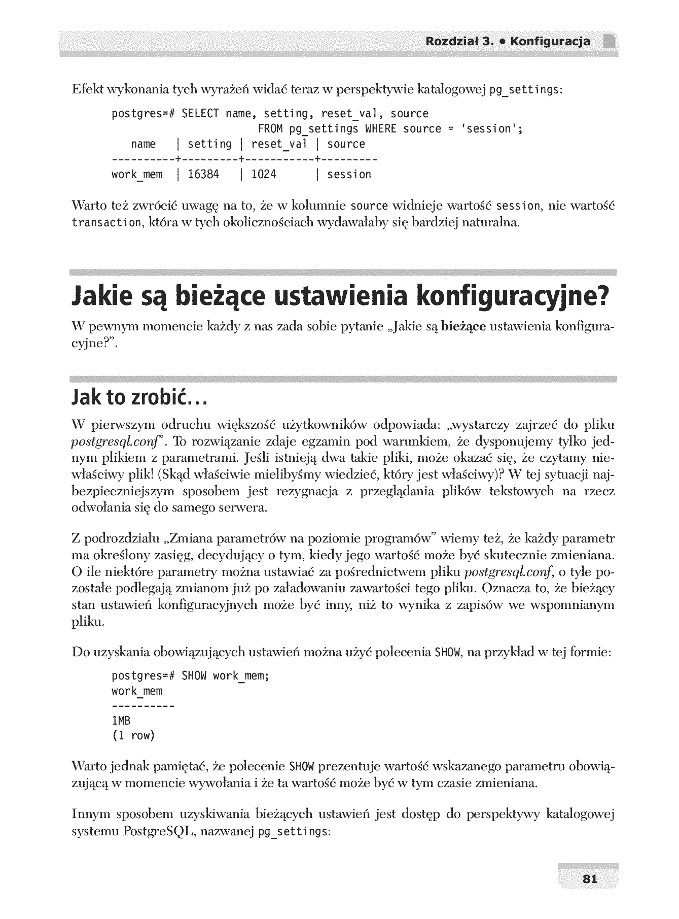 Fragment „PostgreSQL. Receptury dla administratora” — strona 14 z 30