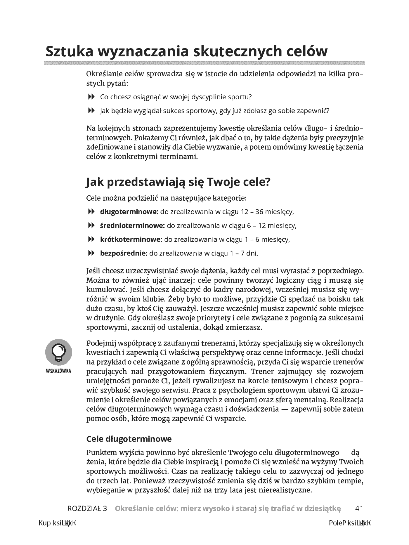 Fragment „Psychologia sportu dla bystrzaków. Wydanie II” — strona 15 z 28