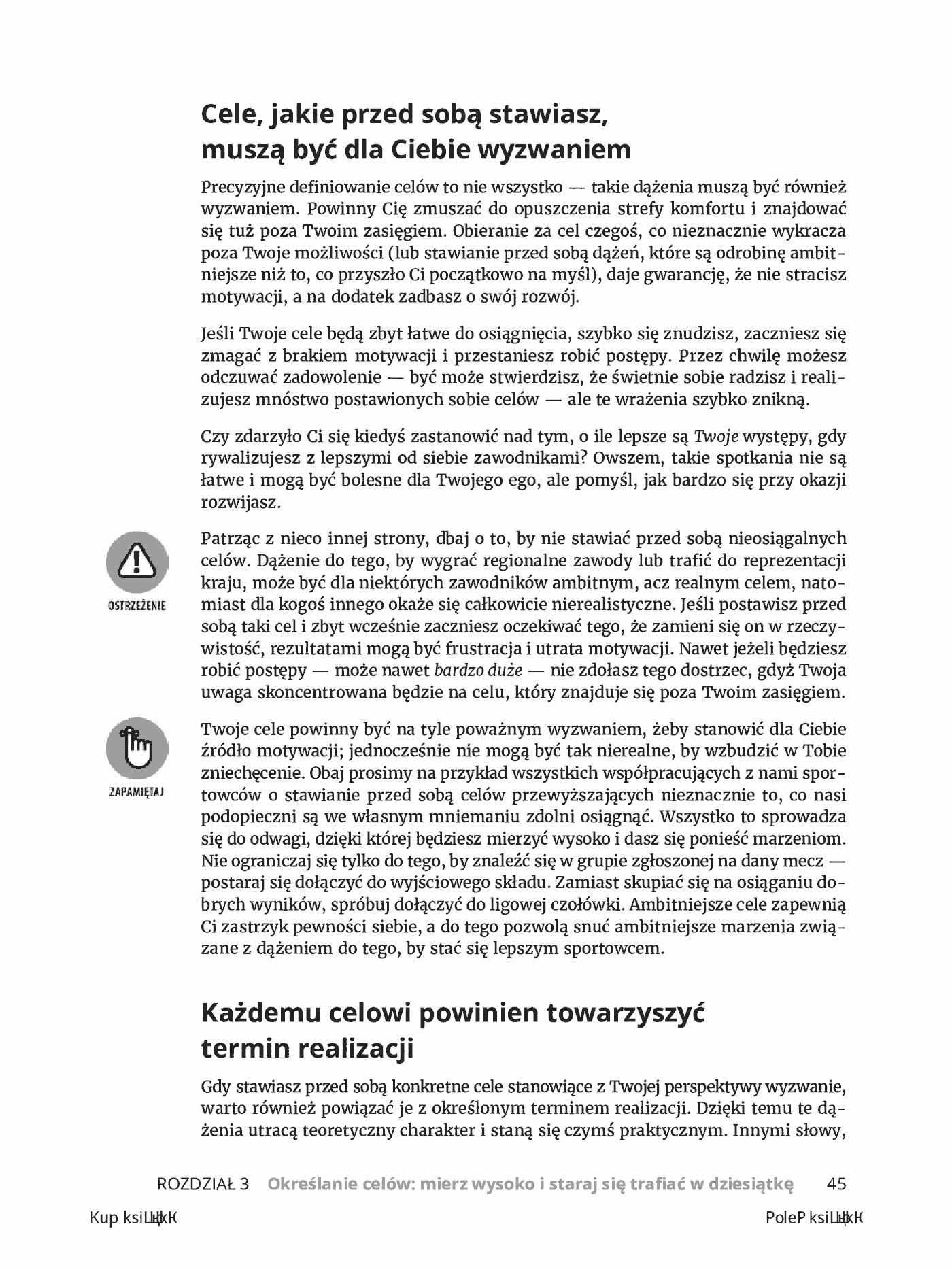 Fragment „Psychologia sportu dla bystrzaków. Wydanie II” — strona 19 z 28