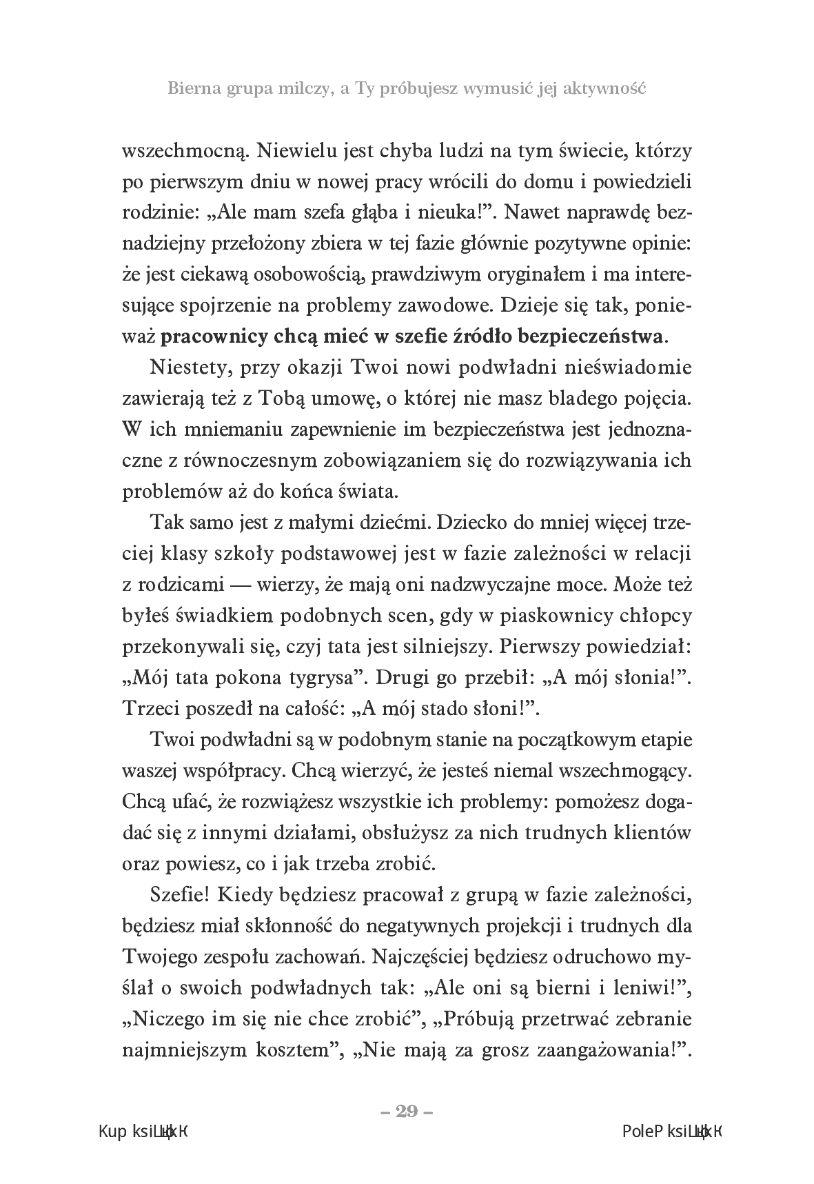 Fragment „Psychologia szefa 3. Zrozumieć zespół. Fenomen małej grupy” — strona 13 z 20