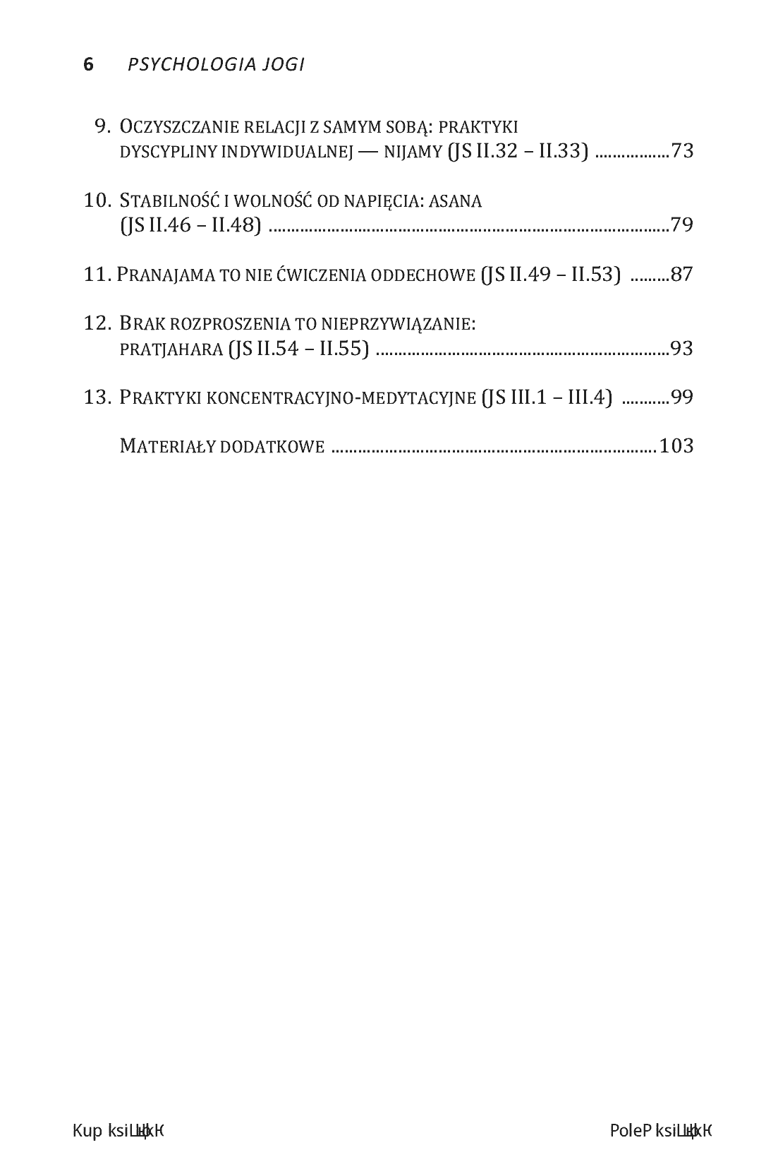 Fragment „Psychologia jogi. Wprowadzenie do "Jogasutr" Patańdźalego. Wydanie II rozszerzone” — strona 4 z 14
