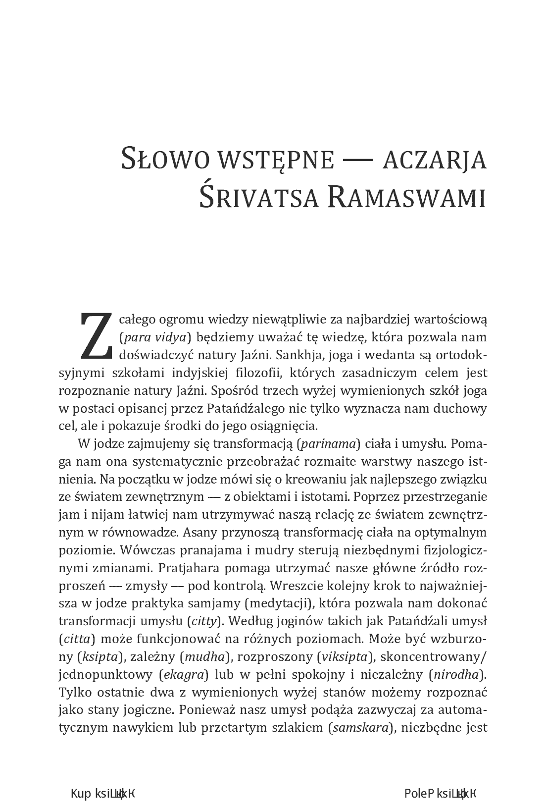 Fragment „Psychologia jogi. Wprowadzenie do 'Jogasutr' Patańdźalego” — strona 5 z 10