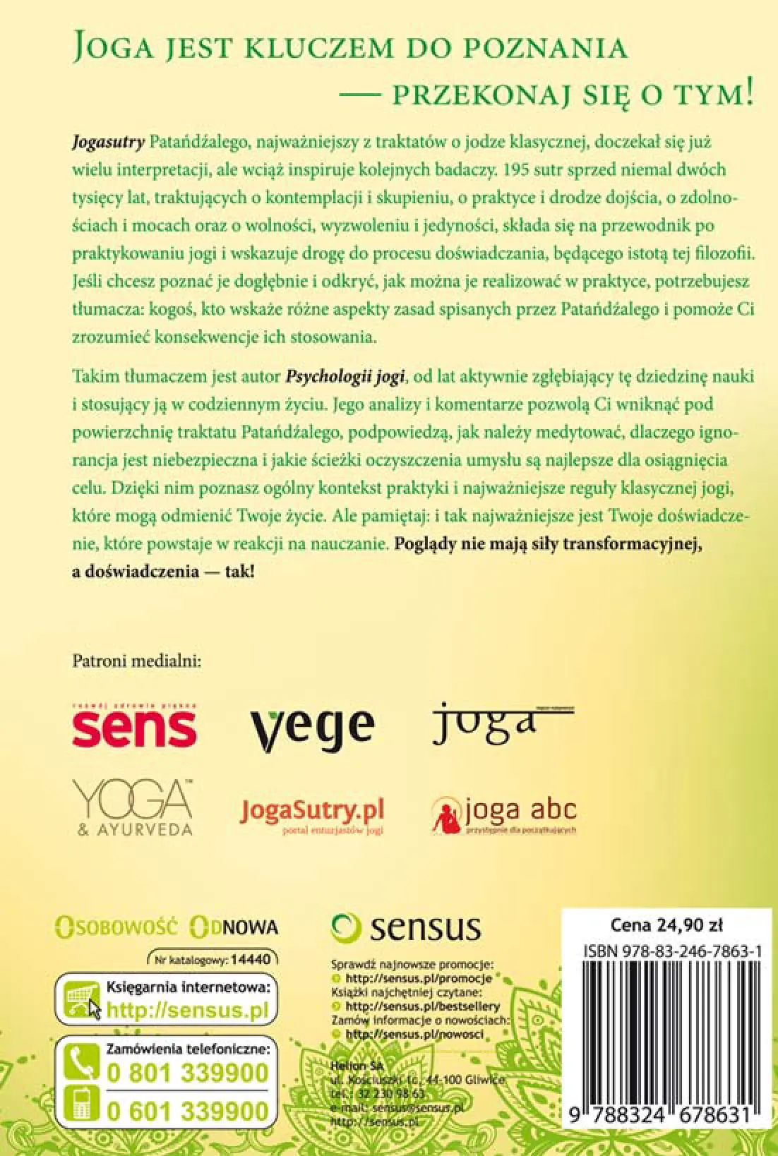 Fragment „Psychologia jogi. Wprowadzenie do 'Jogasutr' Patańdźalego” — strona 10 z 10