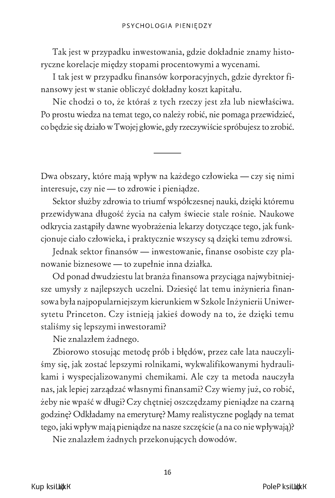 Fragment „Psychologia pieniędzy. Ponadczasowe lekcje o bogactwie, chciwości i szczęściu” — strona 12 z 16