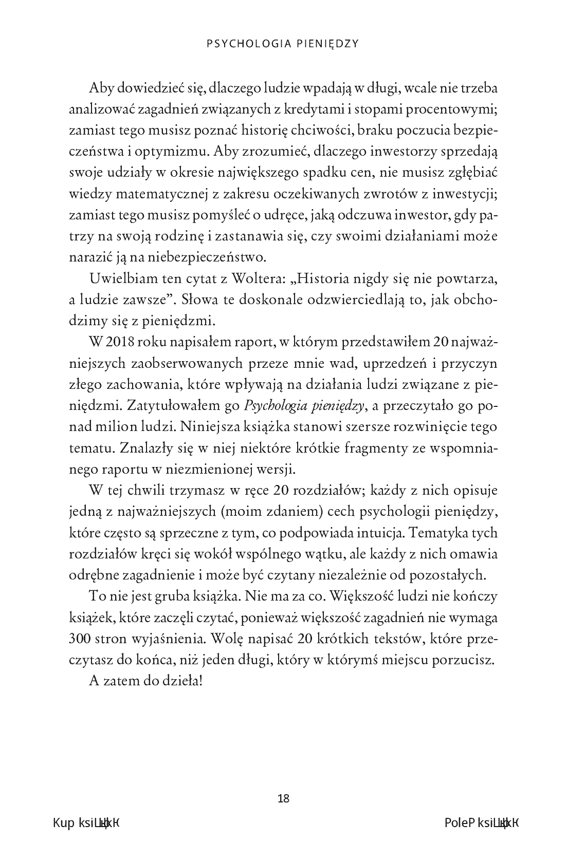 Fragment „Psychologia pieniędzy. Ponadczasowe lekcje o bogactwie, chciwości i szczęściu” — strona 14 z 16