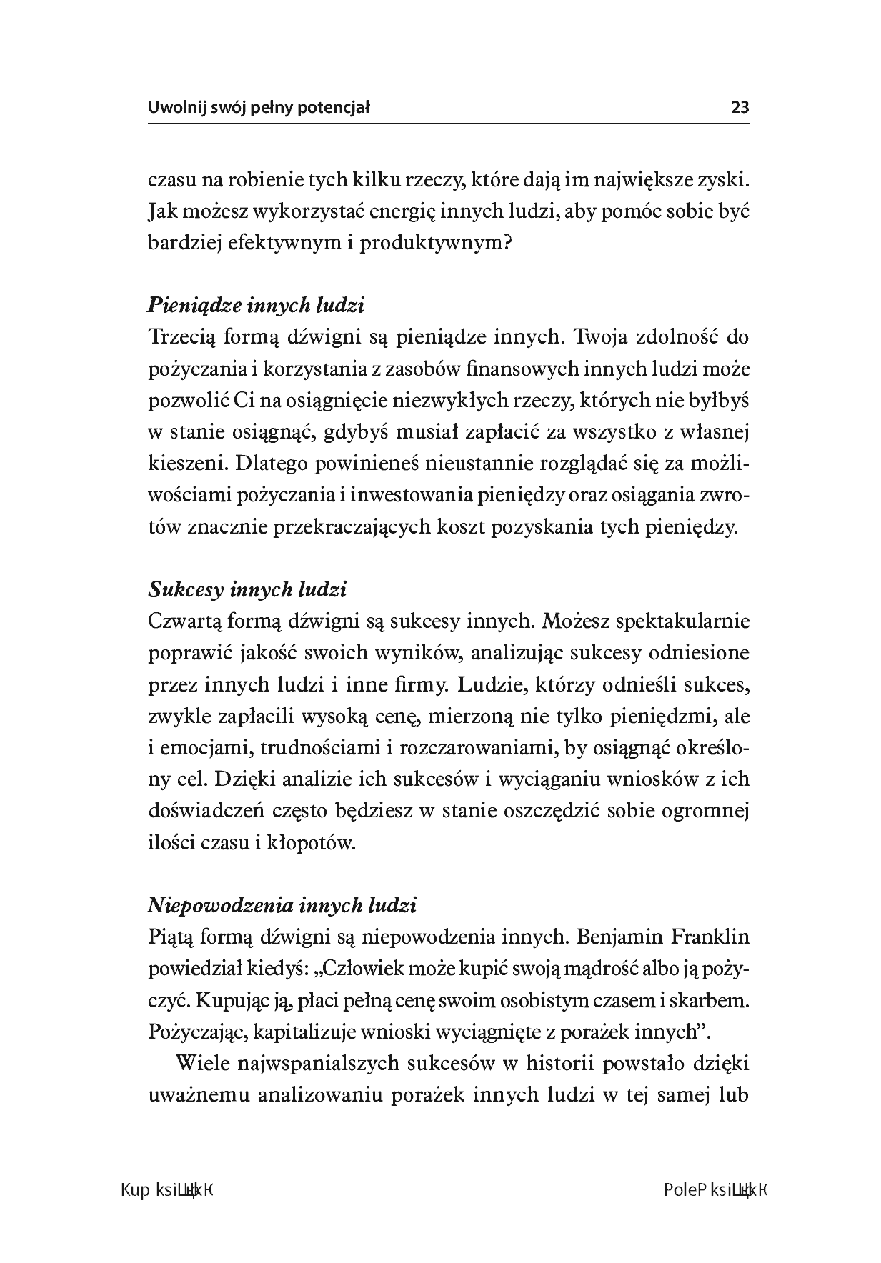 Fragment „Punkt skupienia. Uprość swoje życie, zwiększ produktywność i osiągaj wszystkie swoje cele!” — strona 21 z 28