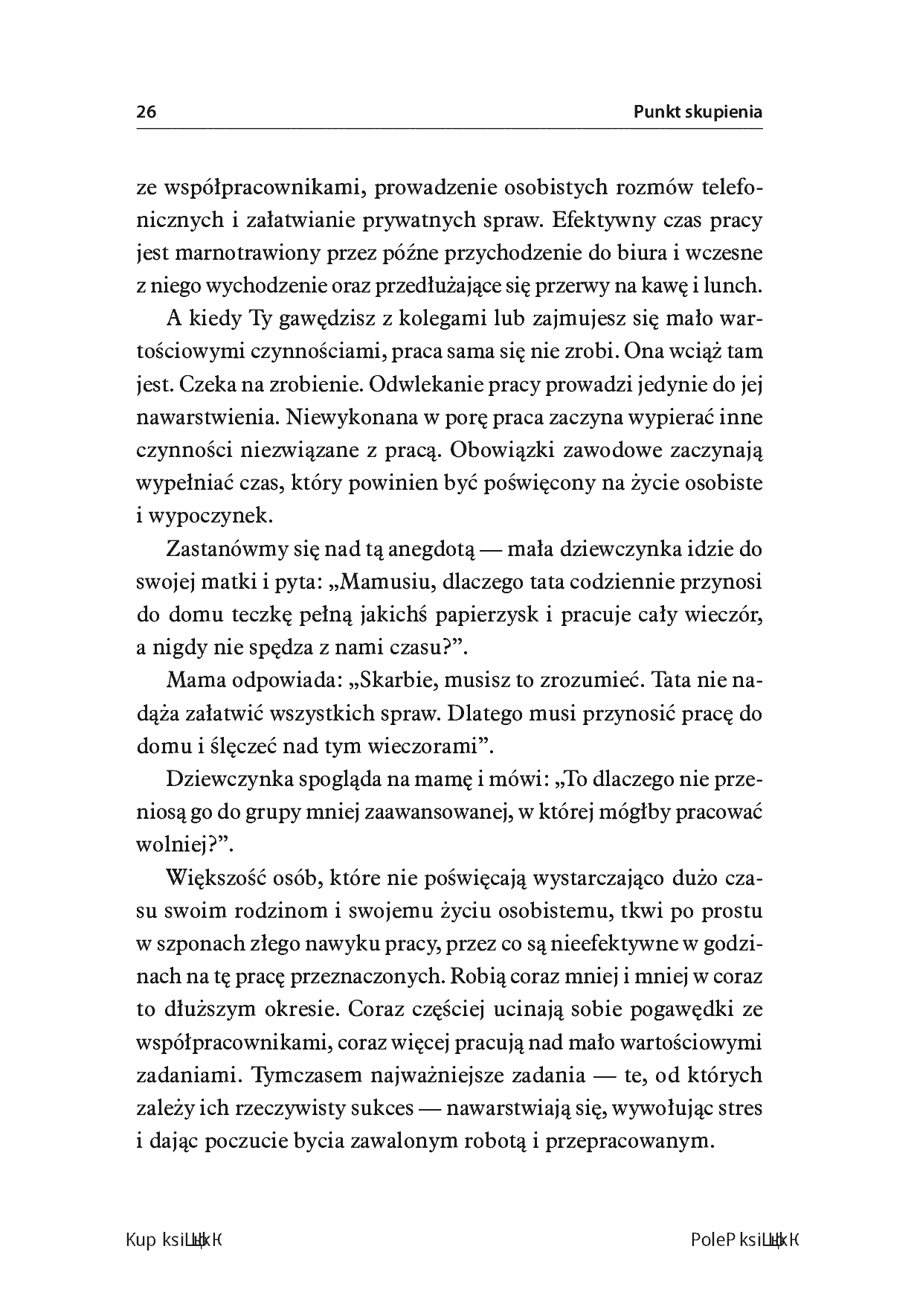 Fragment „Punkt skupienia. Uprość swoje życie, zwiększ produktywność i osiągaj wszystkie swoje cele!” — strona 24 z 28