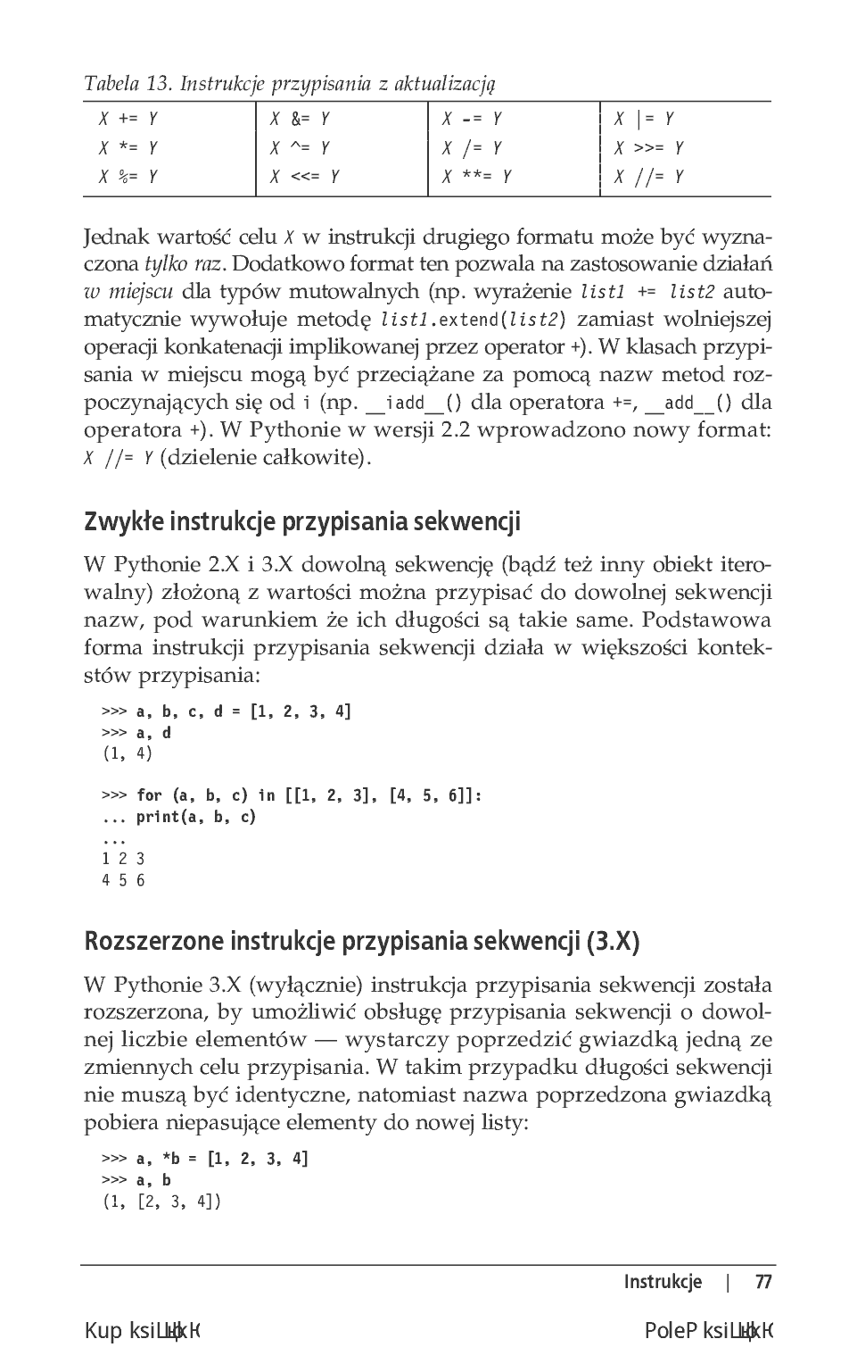 Fragment „Python. Leksykon kieszonkowy. Wydanie V” — strona 9 z 30