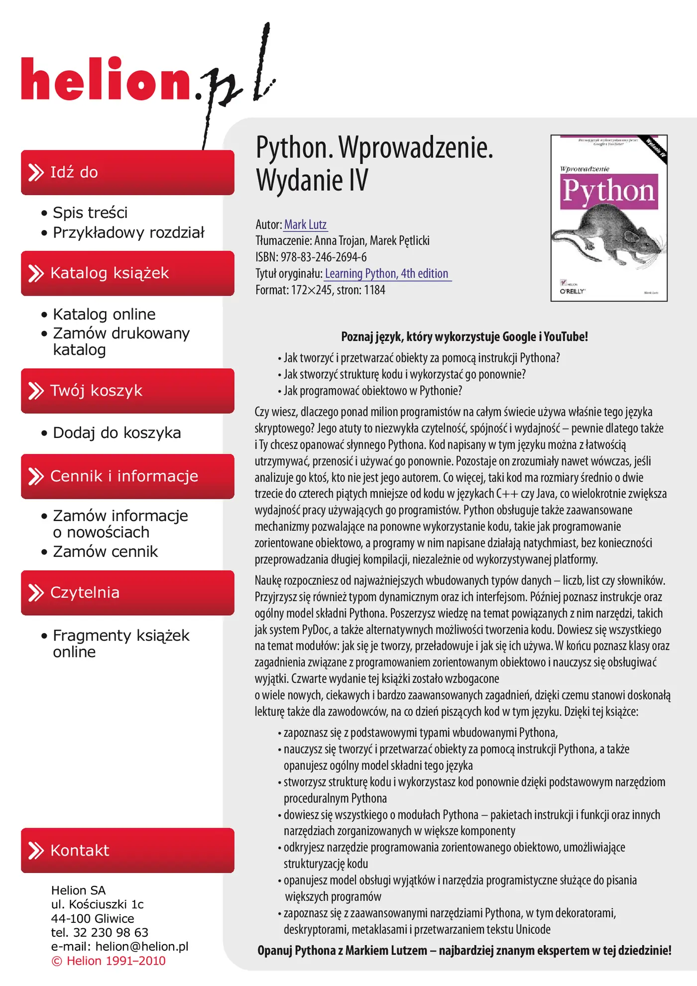 Fragment „Python. Wprowadzenie. Wydanie IV” — strona 2 z 30