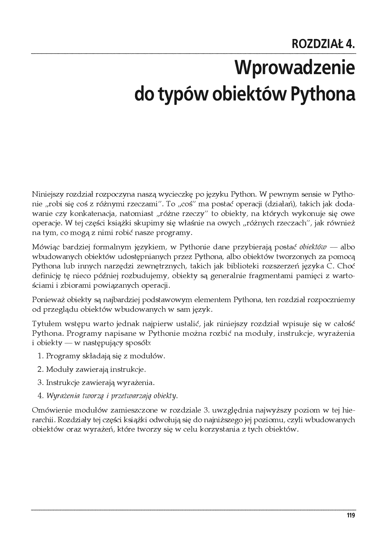 Fragment „Python. Wprowadzenie. Wydanie IV” — strona 26 z 30