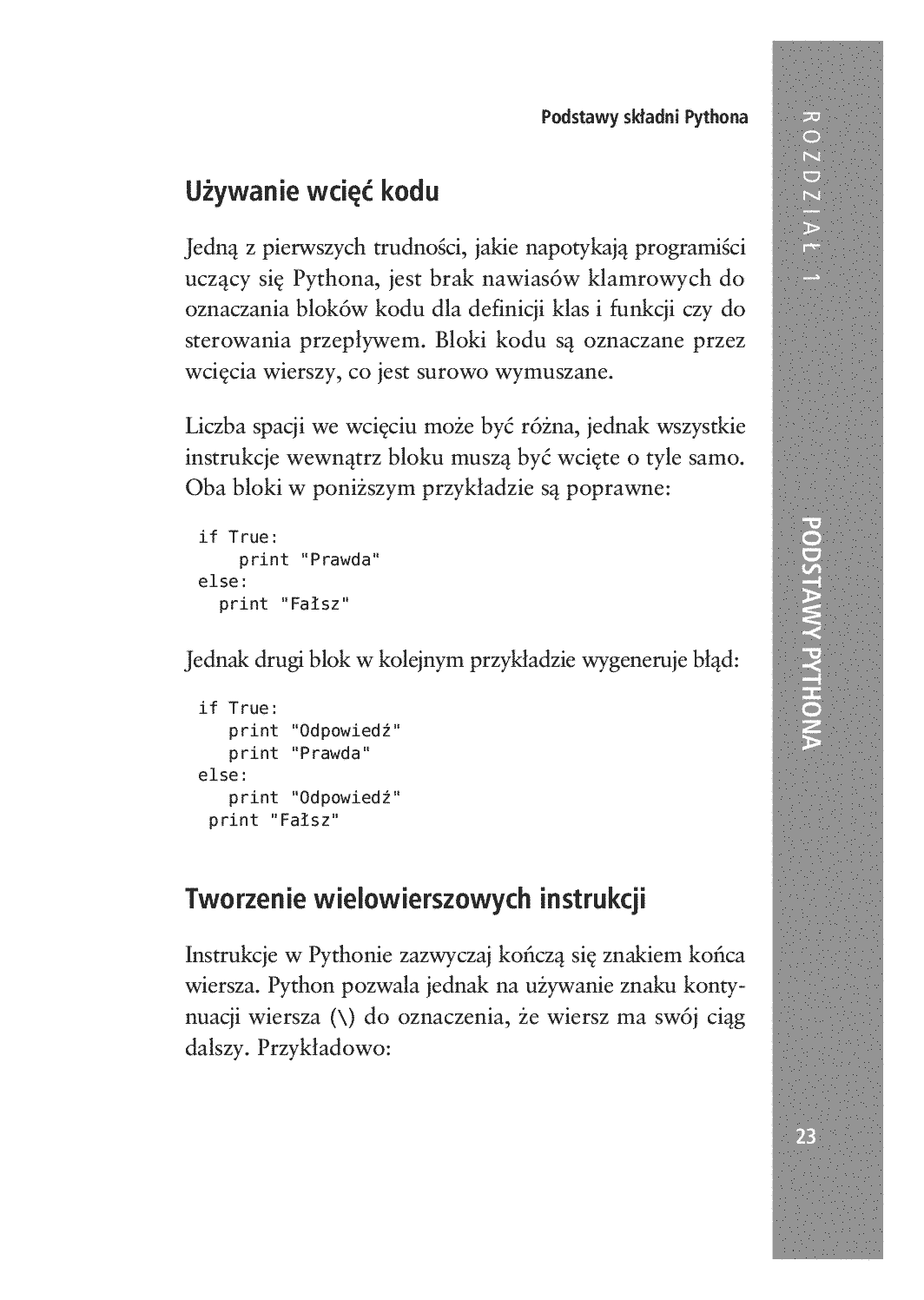 Fragment „Python. Rozmówki” — strona 17 z 30