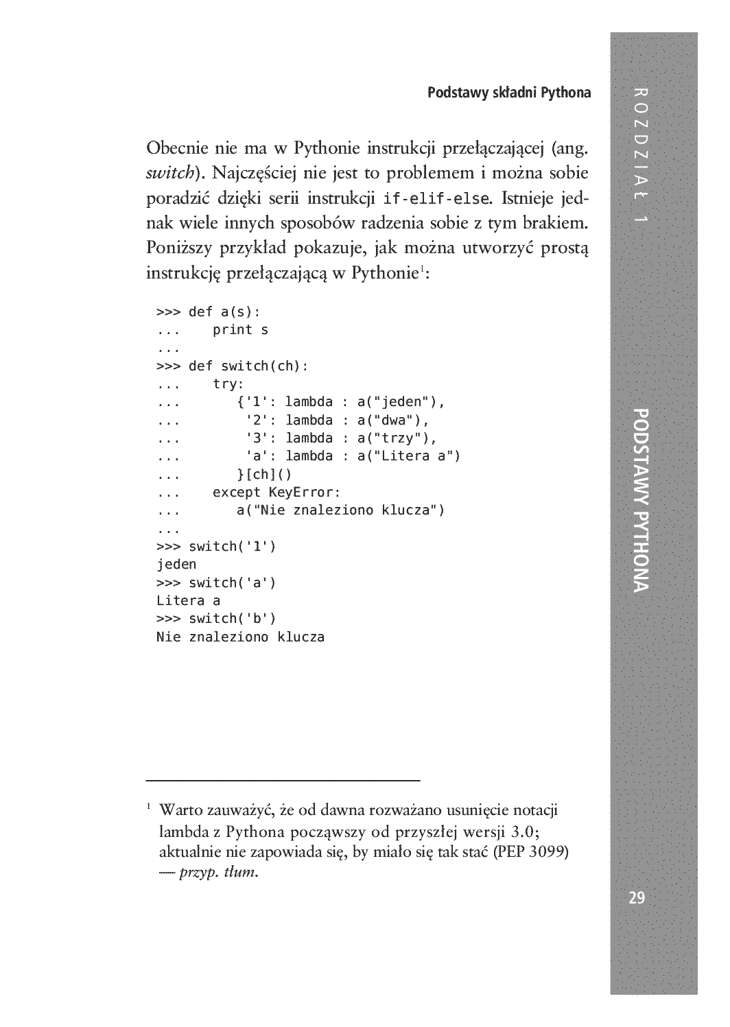 Fragment „Python. Rozmówki” — strona 23 z 30