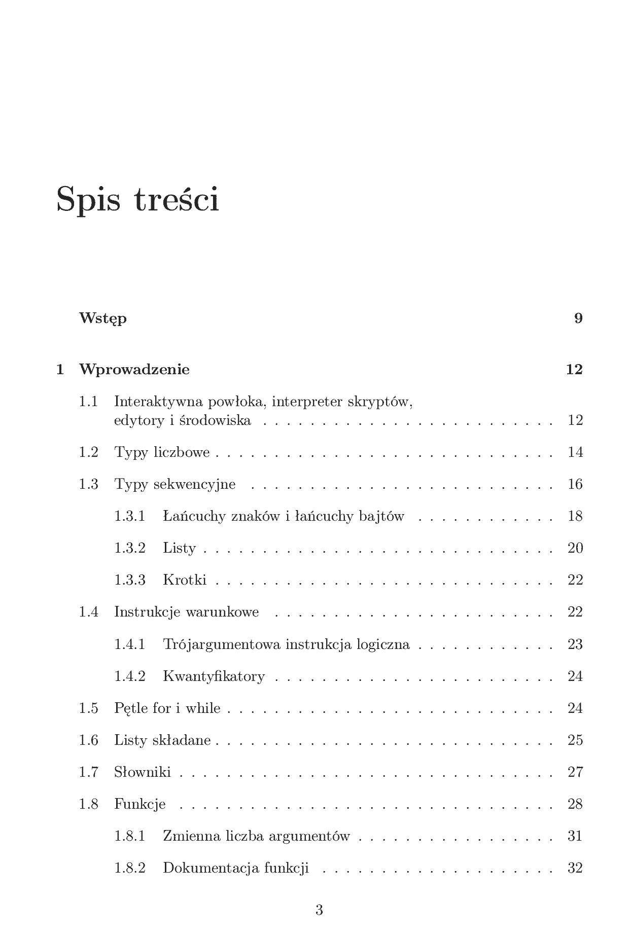 Fragment „Python. Kurs dla nauczycieli i studentów” — strona 3 z 28
