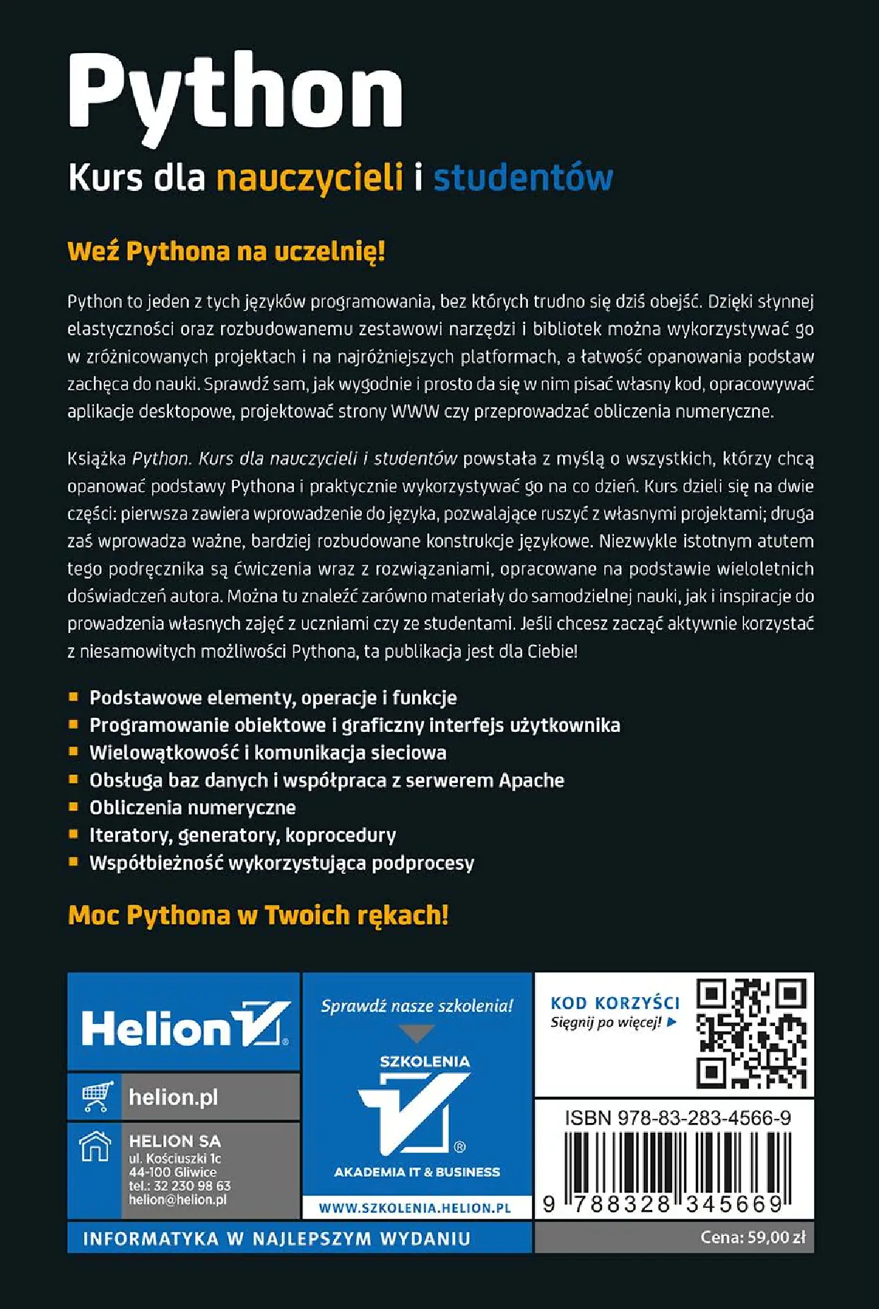 Fragment „Python. Kurs dla nauczycieli i studentów” — strona 28 z 28