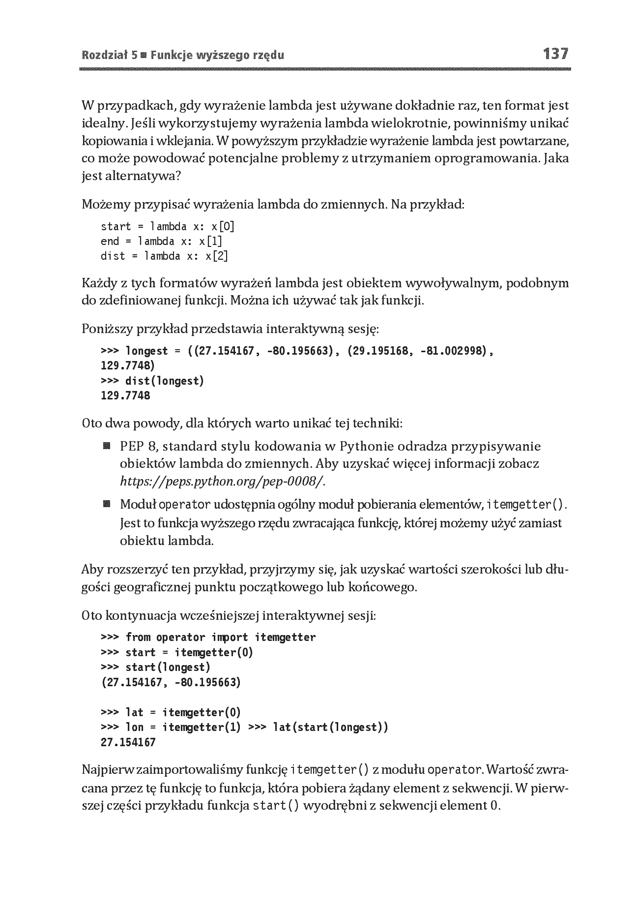 Fragment „Programowanie funkcyjne w Pythonie. Jak pisać zwięzły, wydajny i ekspresywny kod. Wydanie III” — strona 17 z 30