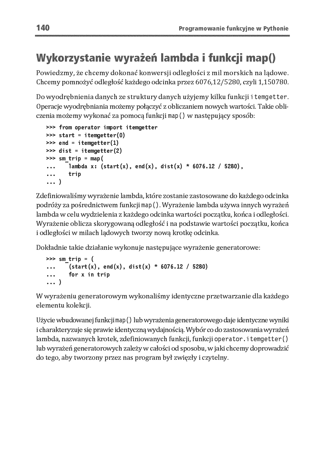 Fragment „Programowanie funkcyjne w Pythonie. Jak pisać zwięzły, wydajny i ekspresywny kod. Wydanie III” — strona 20 z 30