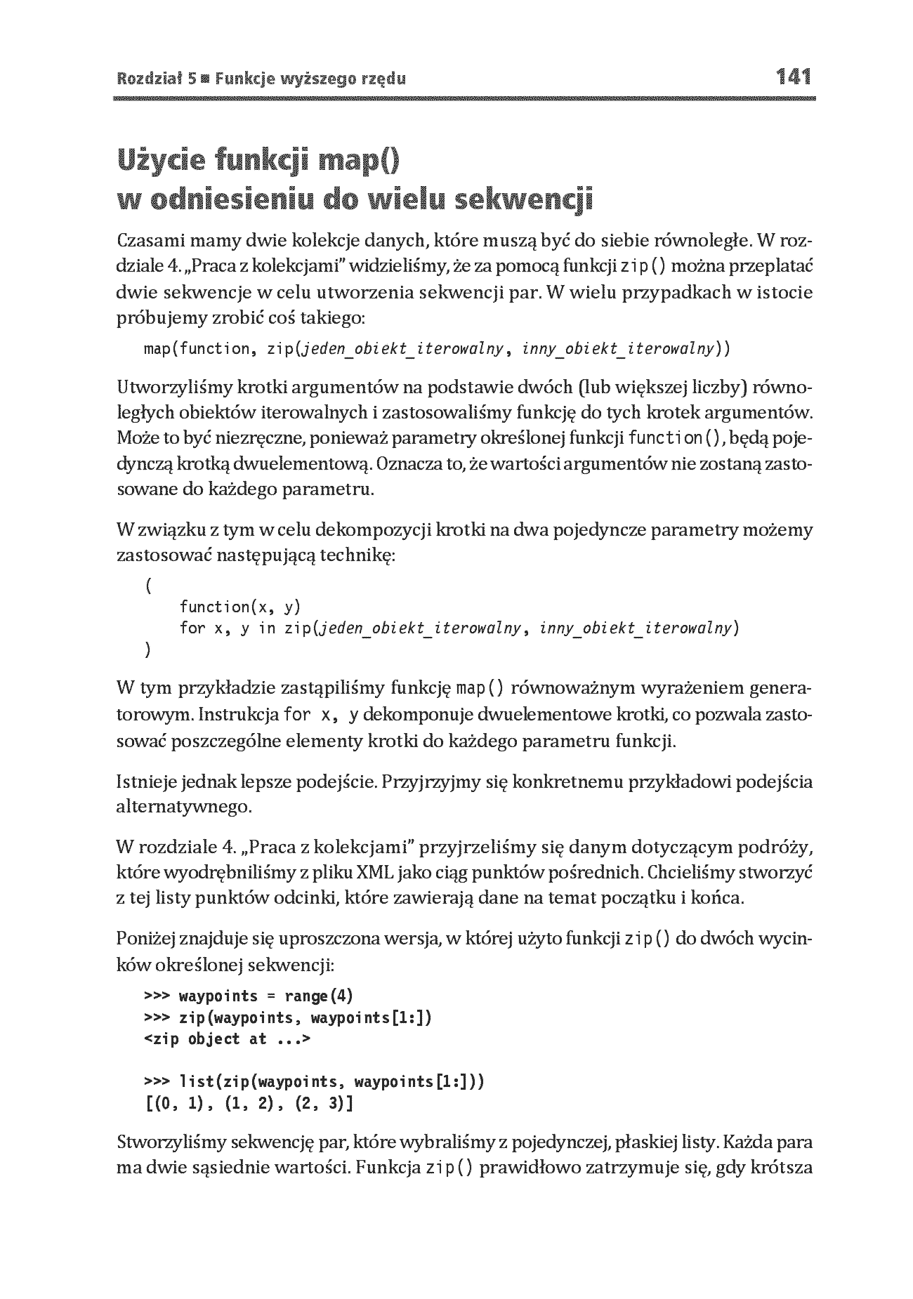 Fragment „Programowanie funkcyjne w Pythonie. Jak pisać zwięzły, wydajny i ekspresywny kod. Wydanie III” — strona 21 z 30