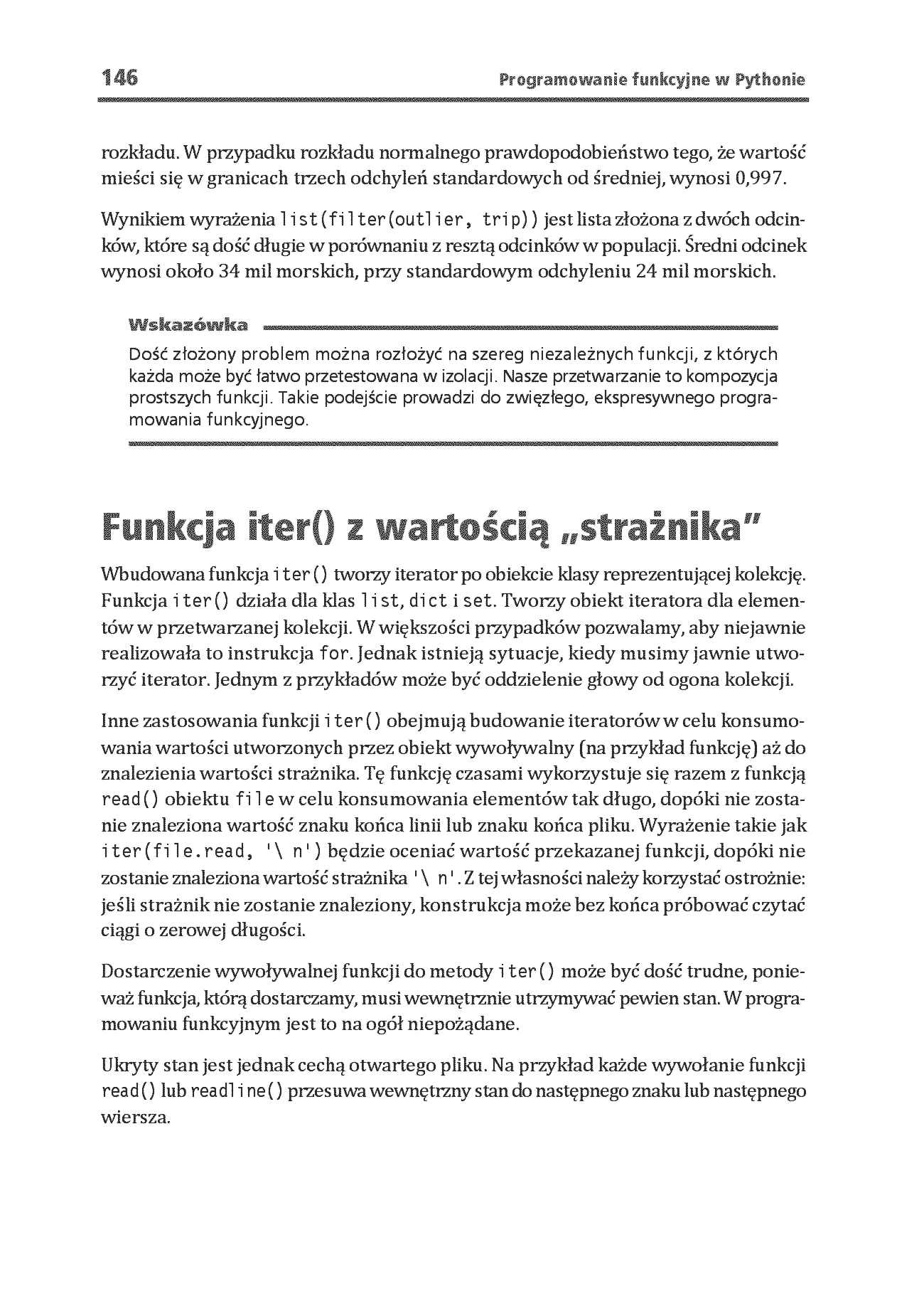 Fragment „Programowanie funkcyjne w Pythonie. Jak pisać zwięzły, wydajny i ekspresywny kod. Wydanie III” — strona 26 z 30