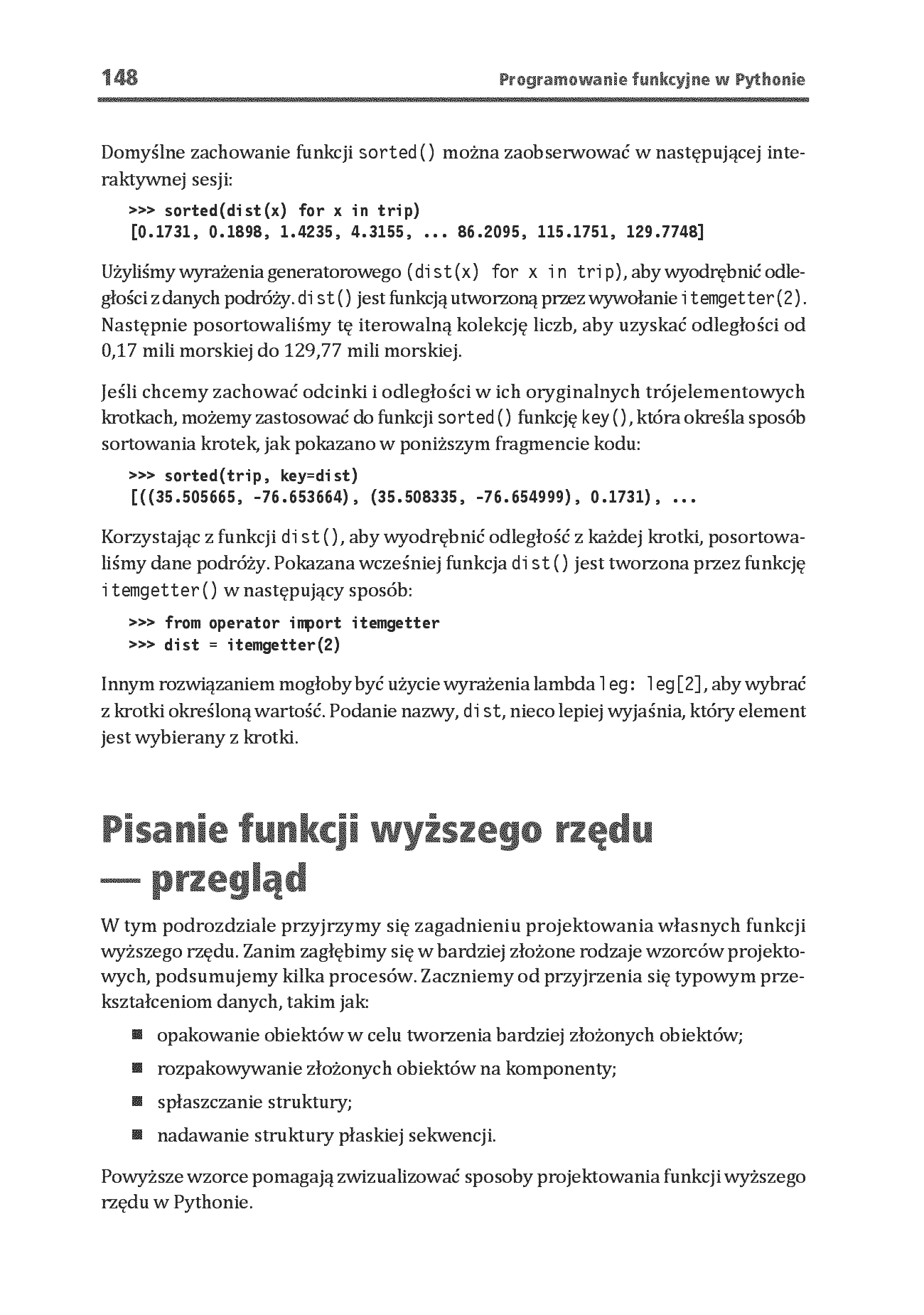 Fragment „Programowanie funkcyjne w Pythonie. Jak pisać zwięzły, wydajny i ekspresywny kod. Wydanie III” — strona 28 z 30