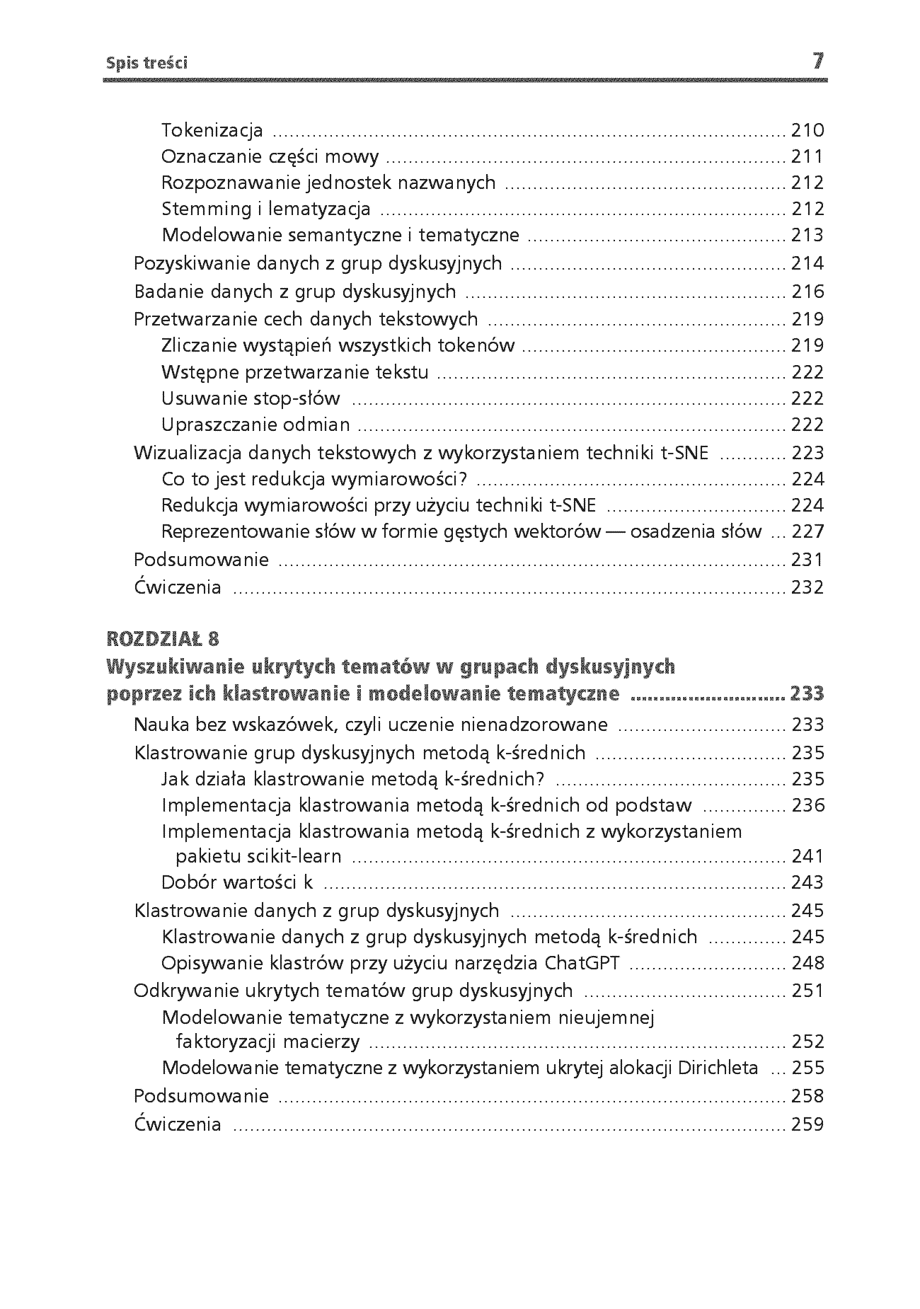 Fragment „Python. Uczenie maszynowe w przykładach. Najlepsze praktyki w realnych zastosowaniach. Wydanie IV” — strona 7 z 30