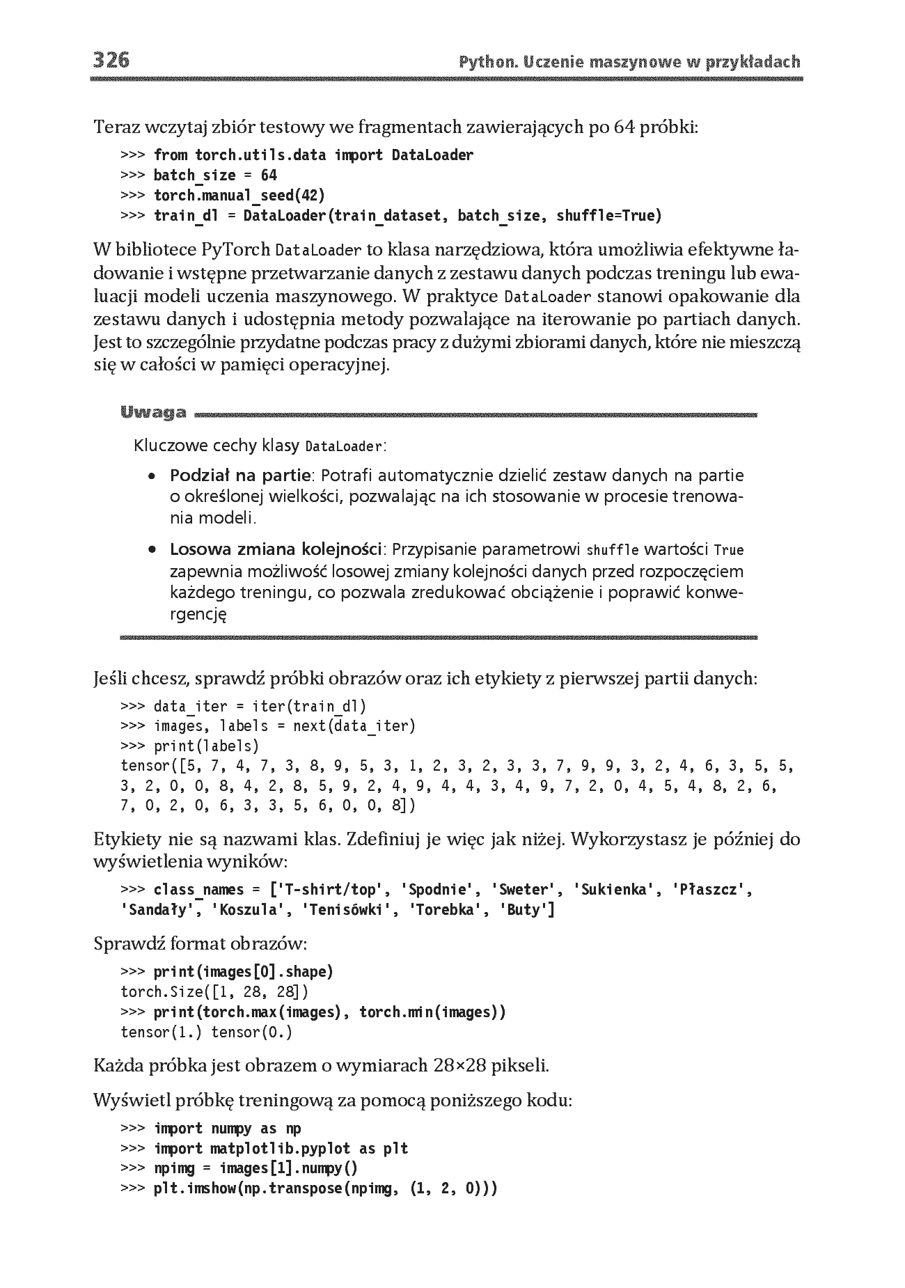 Fragment „Python. Uczenie maszynowe w przykładach. Najlepsze praktyki w realnych zastosowaniach. Wydanie IV” — strona 22 z 30