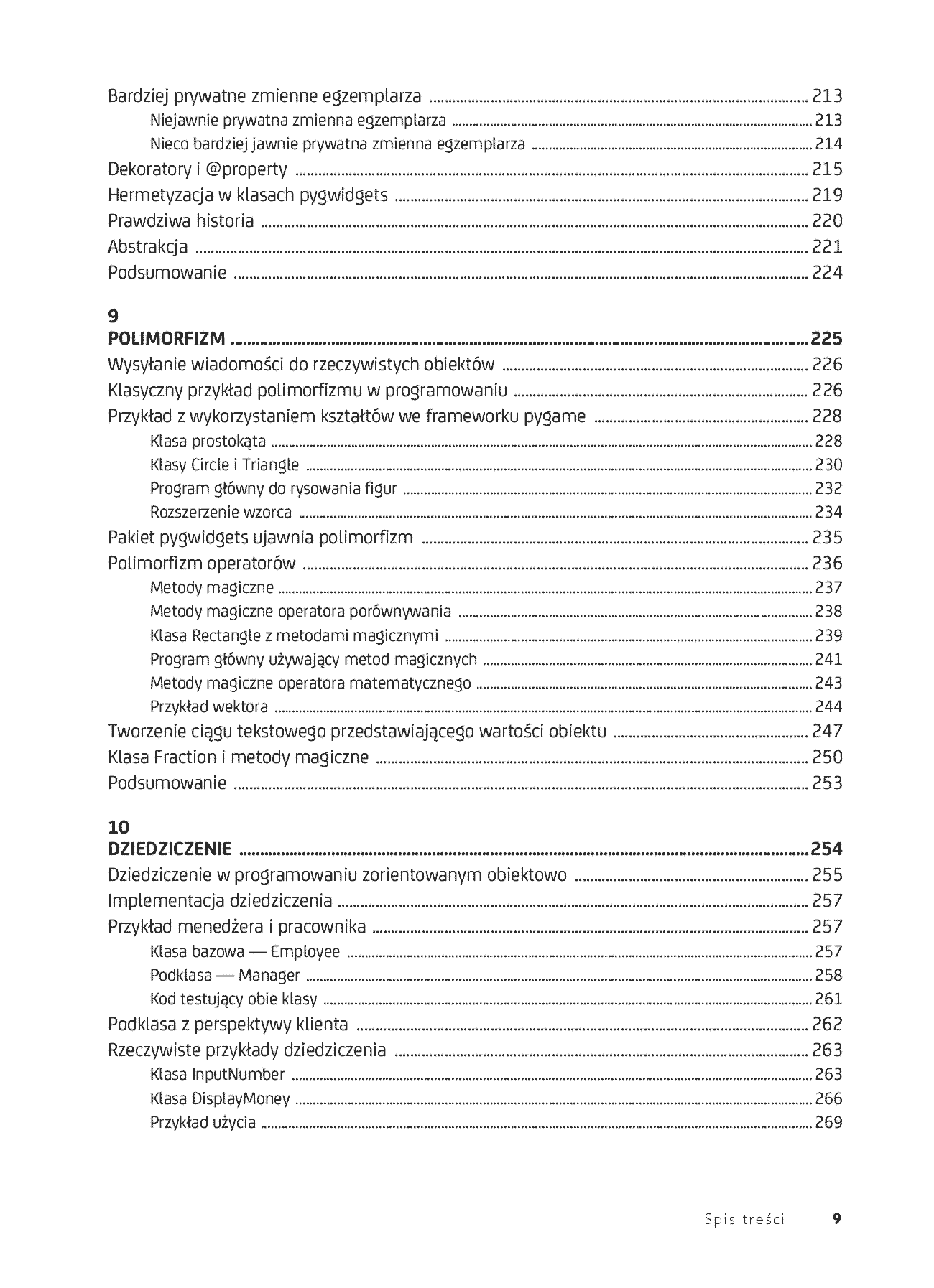 Fragment „Python zorientowany obiektowo. Programowanie gier i graficznych interfejsów użytkownika” — strona 7 z 30