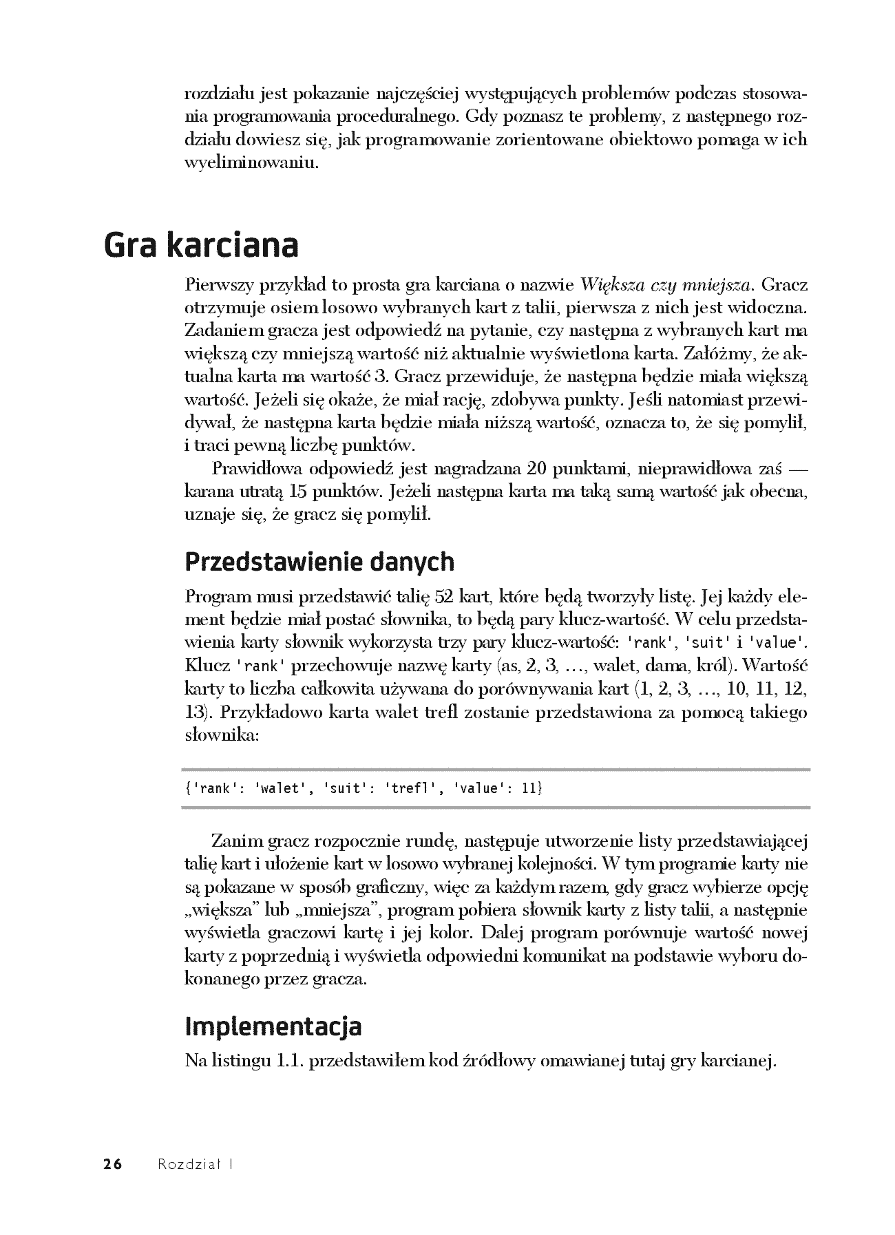 Fragment „Python zorientowany obiektowo. Programowanie gier i graficznych interfejsów użytkownika” — strona 12 z 30