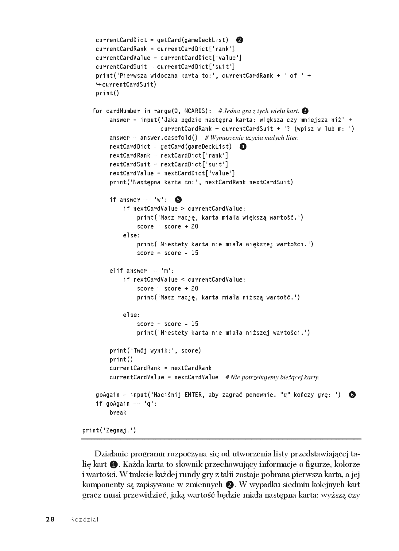 Fragment „Python zorientowany obiektowo. Programowanie gier i graficznych interfejsów użytkownika” — strona 14 z 30