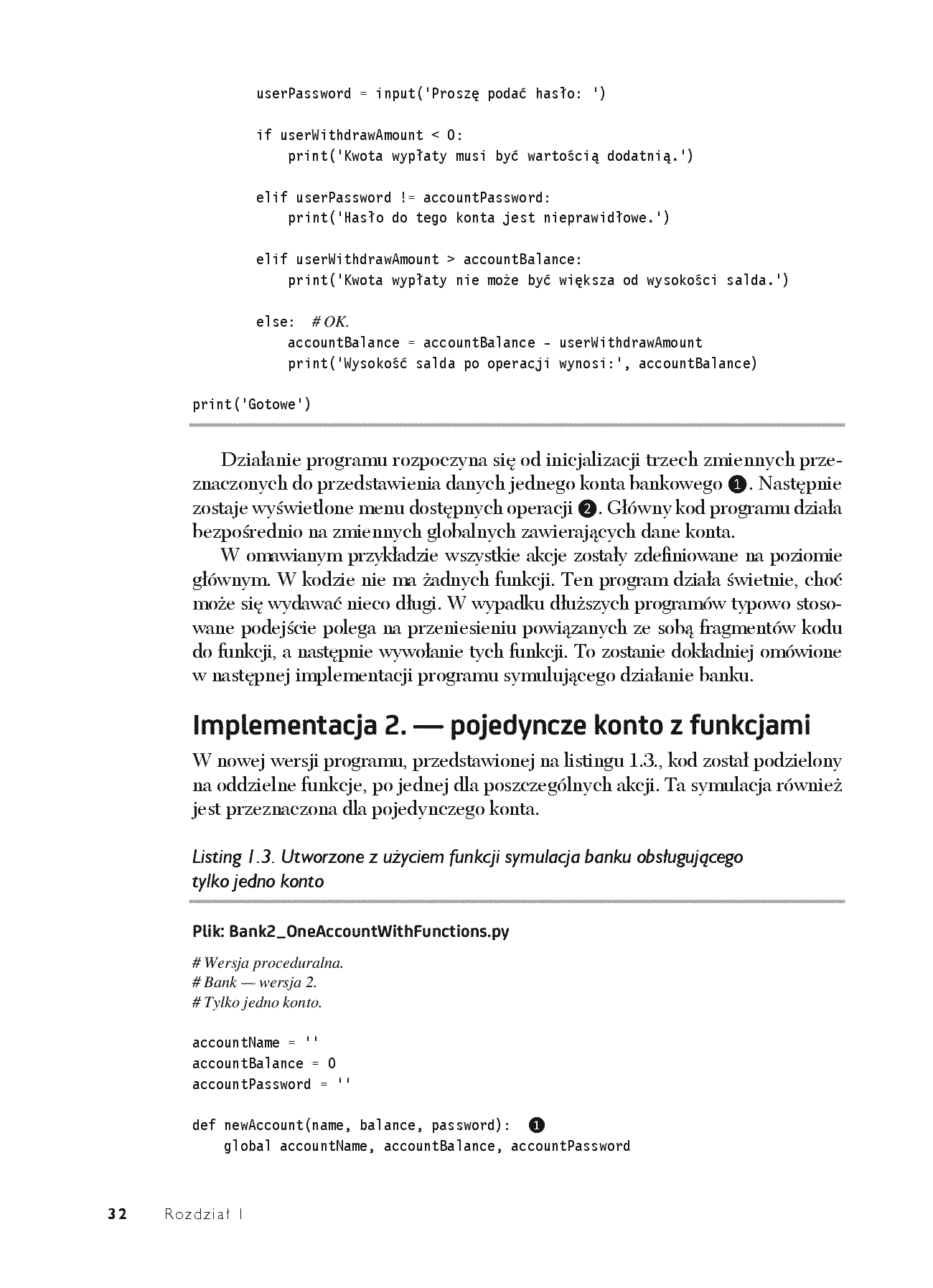 Fragment „Python zorientowany obiektowo. Programowanie gier i graficznych interfejsów użytkownika” — strona 18 z 30