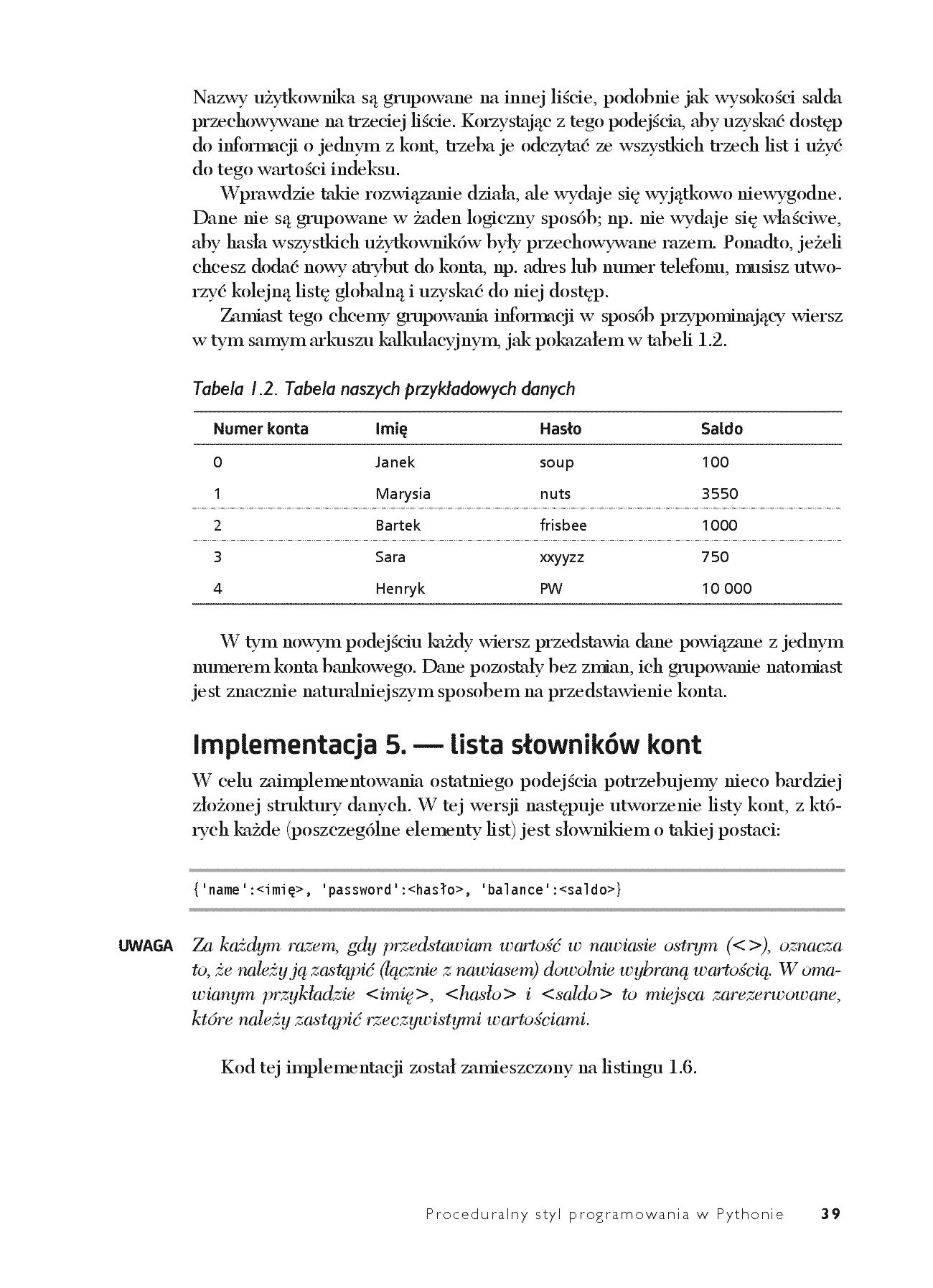 Fragment „Python zorientowany obiektowo. Programowanie gier i graficznych interfejsów użytkownika” — strona 25 z 30