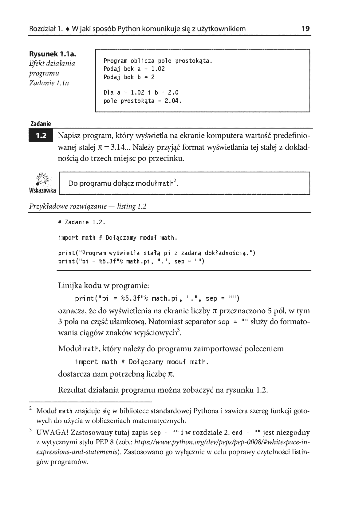 Fragment „Python. Zadania z programowania. Przykładowe imperatywne rozwiązania” — strona 9 z 16